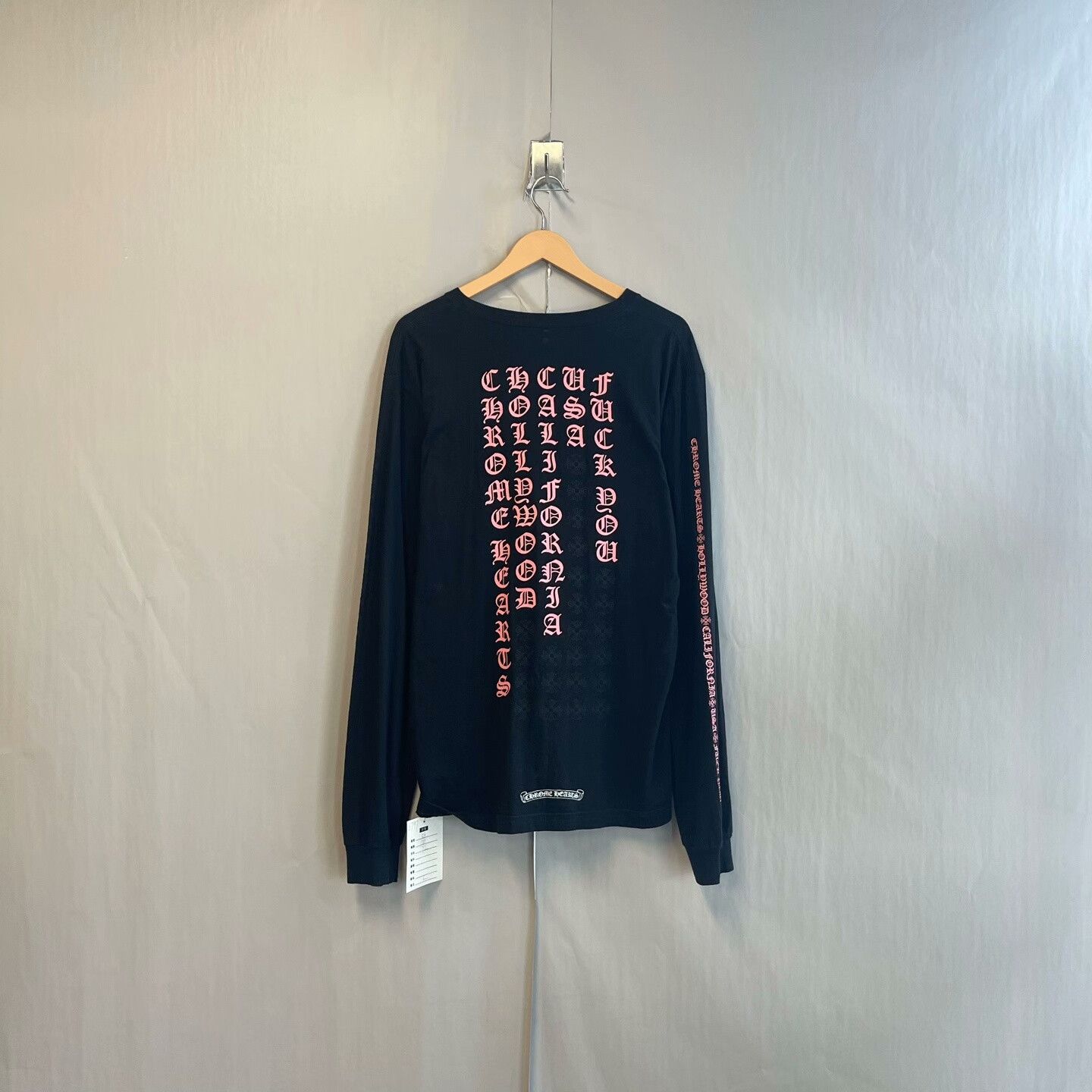 Chrome Hearts Chrome Hearts Black Red Logo Sweatshirt Size US L / EU 52-54 / 3 - 1 Thumbnail