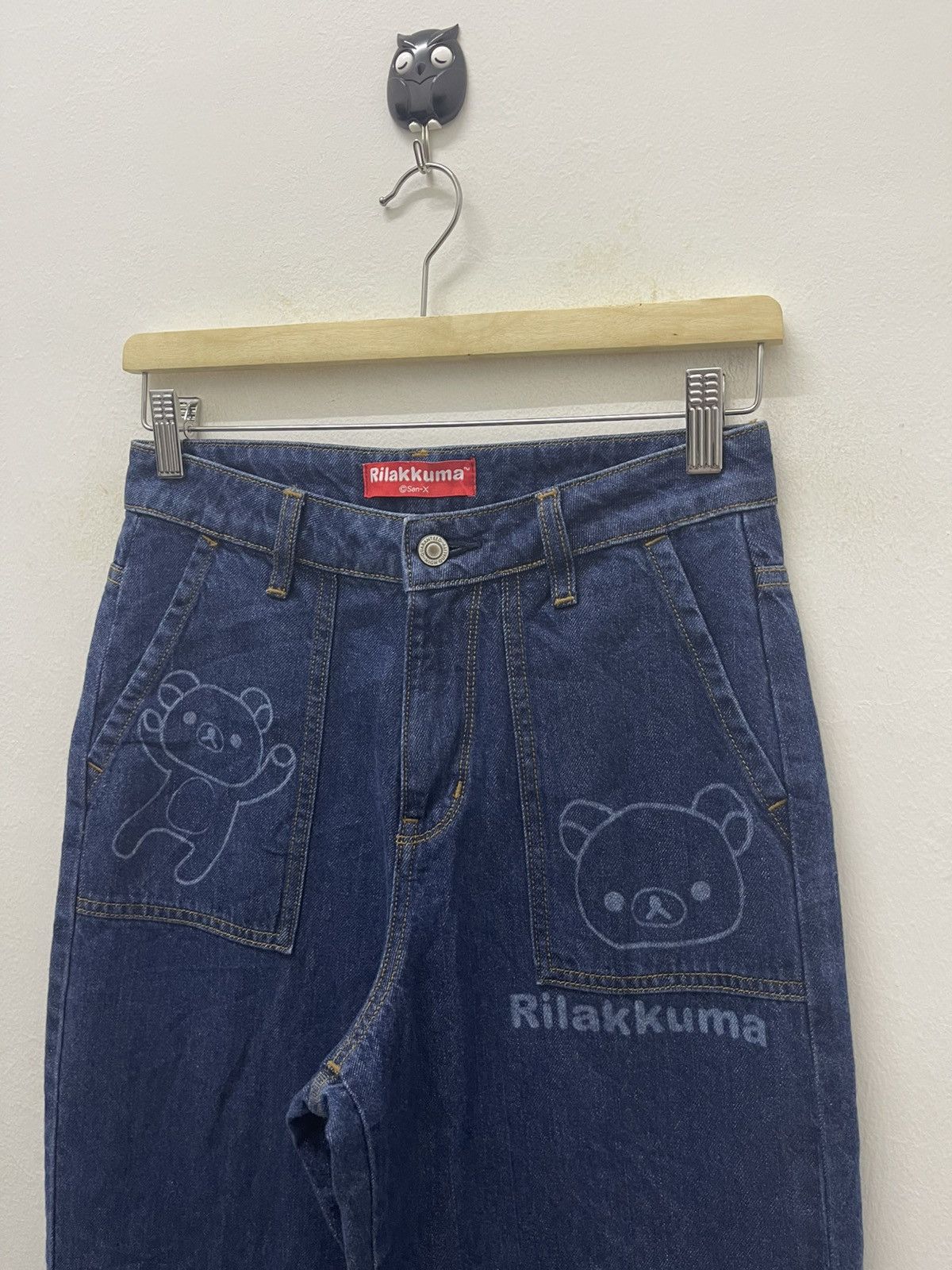Anime Rare Vintage RILAKKUMA SAN-X Jeans Size US 27 - 4 Thumbnail