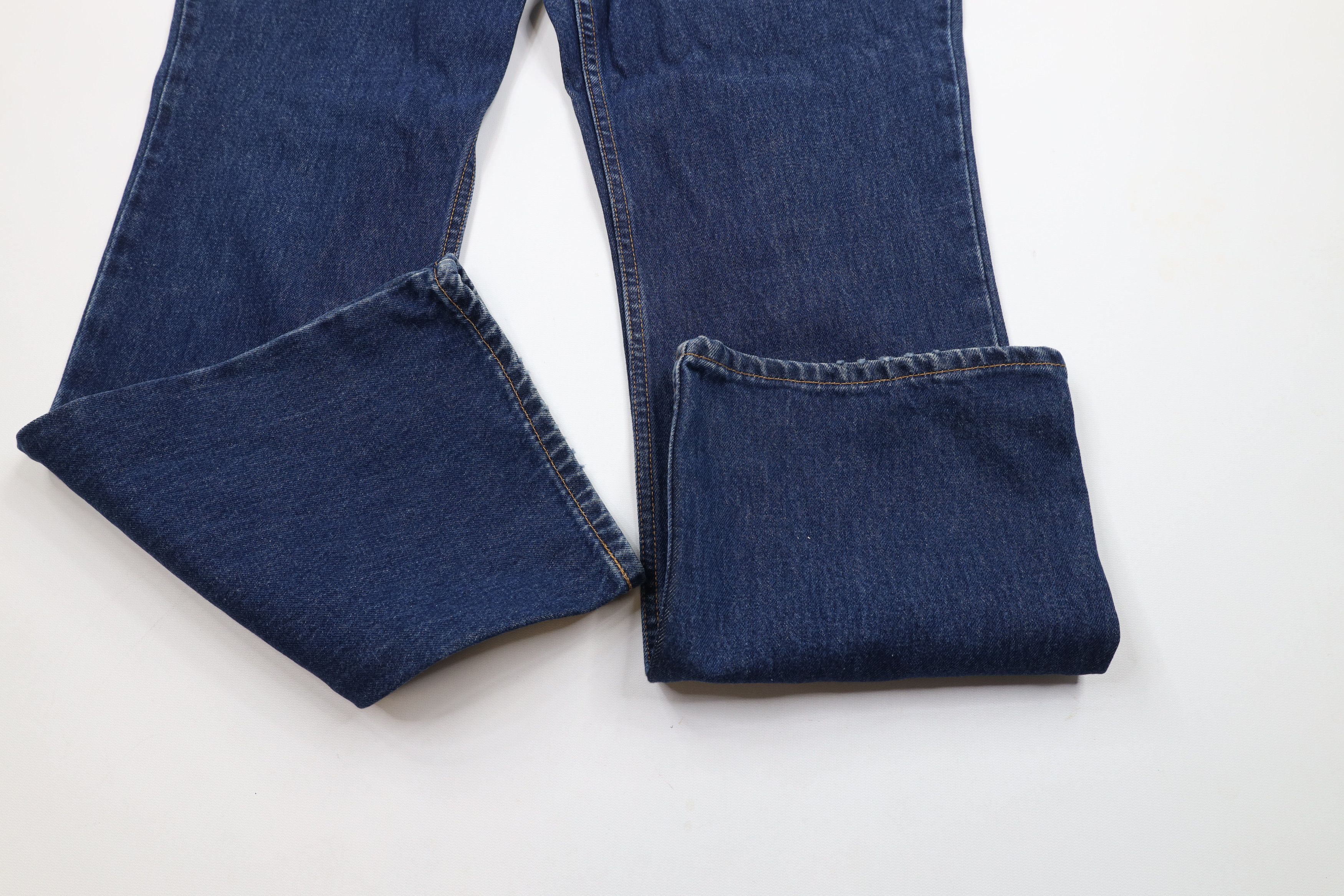 Levi's × Vintage Vintage 90s Levis 517 Flared Bootcut Denim Jeans Blue Size US 32 / EU 48 - 5 Thumbnail