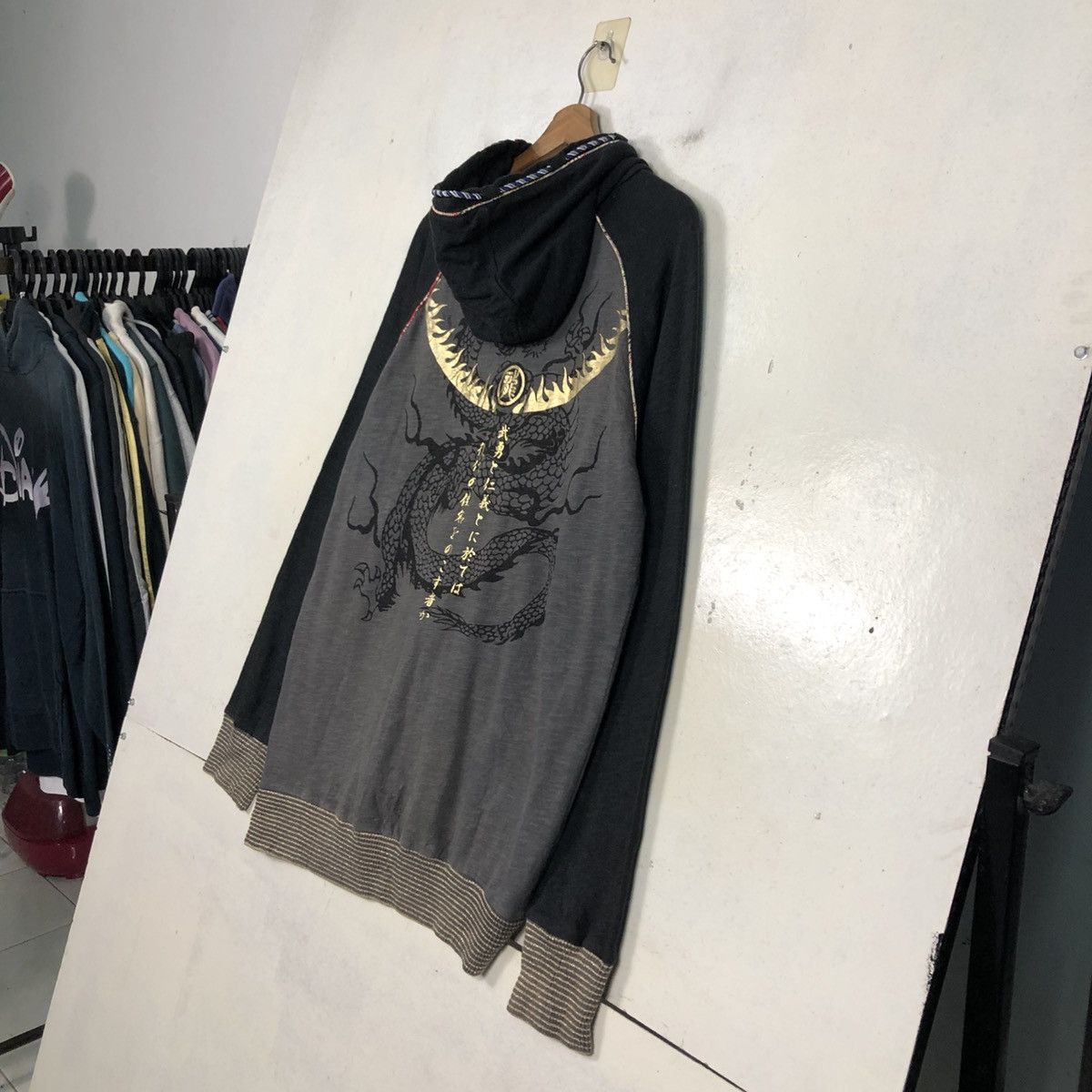 Japanese Brand 📌Vintage Zipper Hoodie Jacket Sukajan Design Full Print Size US M / EU 48-50 / 2 - 12 Thumbnail