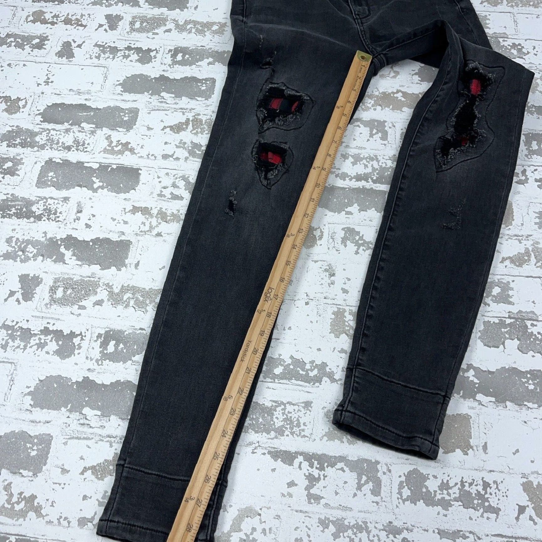 Vintage Judy Blue Jeans Women 5 27 Skinny Mid Rise Black Wash Distressed Comfort Pocket Denim Jeans Women 27in Regular Black Judy Blue Modern Classic Mens? Size 27" / US 4 / IT 40 - 6 Thumbnail