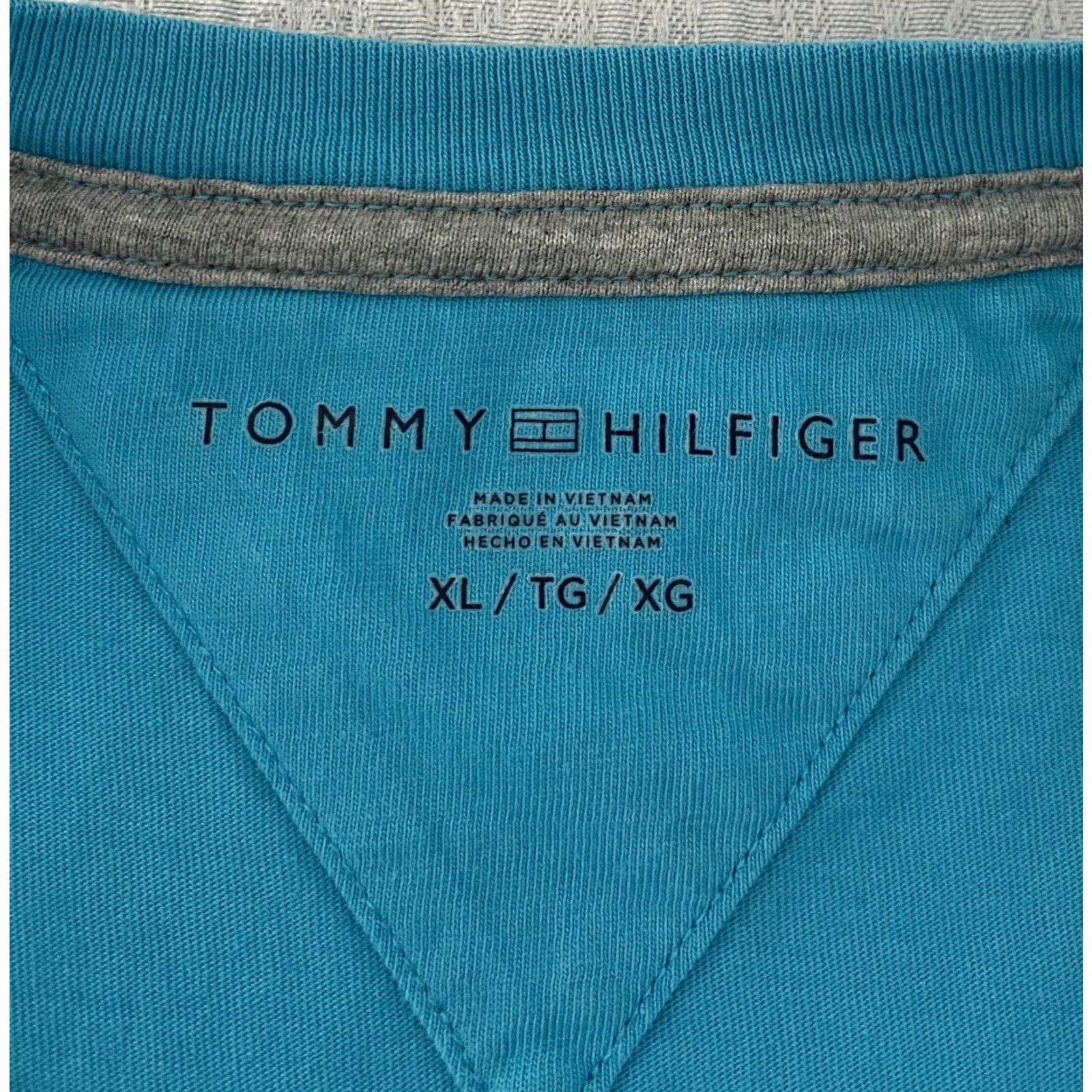 Tommy Hilfiger Tommy Hilfiger Shirt Mens XL Blue Logo Graphic Tee T-Shirt Casual Modern Size US XL / EU 56 / 4 - 8 Thumbnail