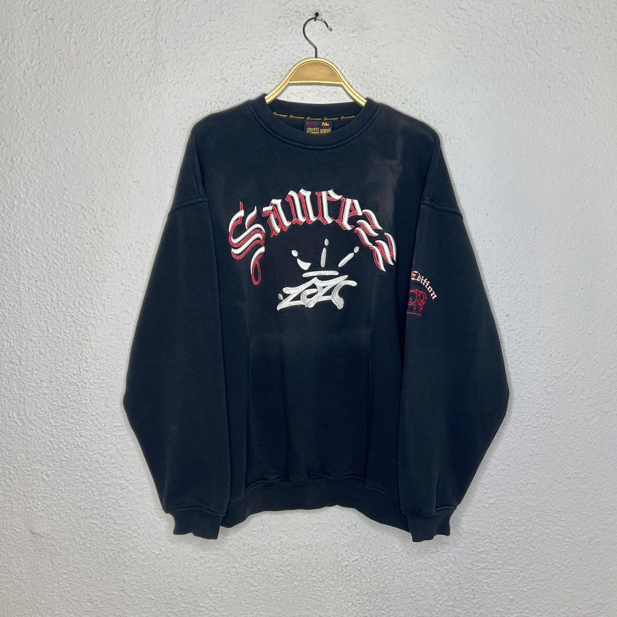 Vintage × Wu-Tang Clan Vintage Sancezz Heavy Weight Boxy Crewneck Sweatshirt 90s Size US XL / EU 56 / 4 - 1 Thumbnail