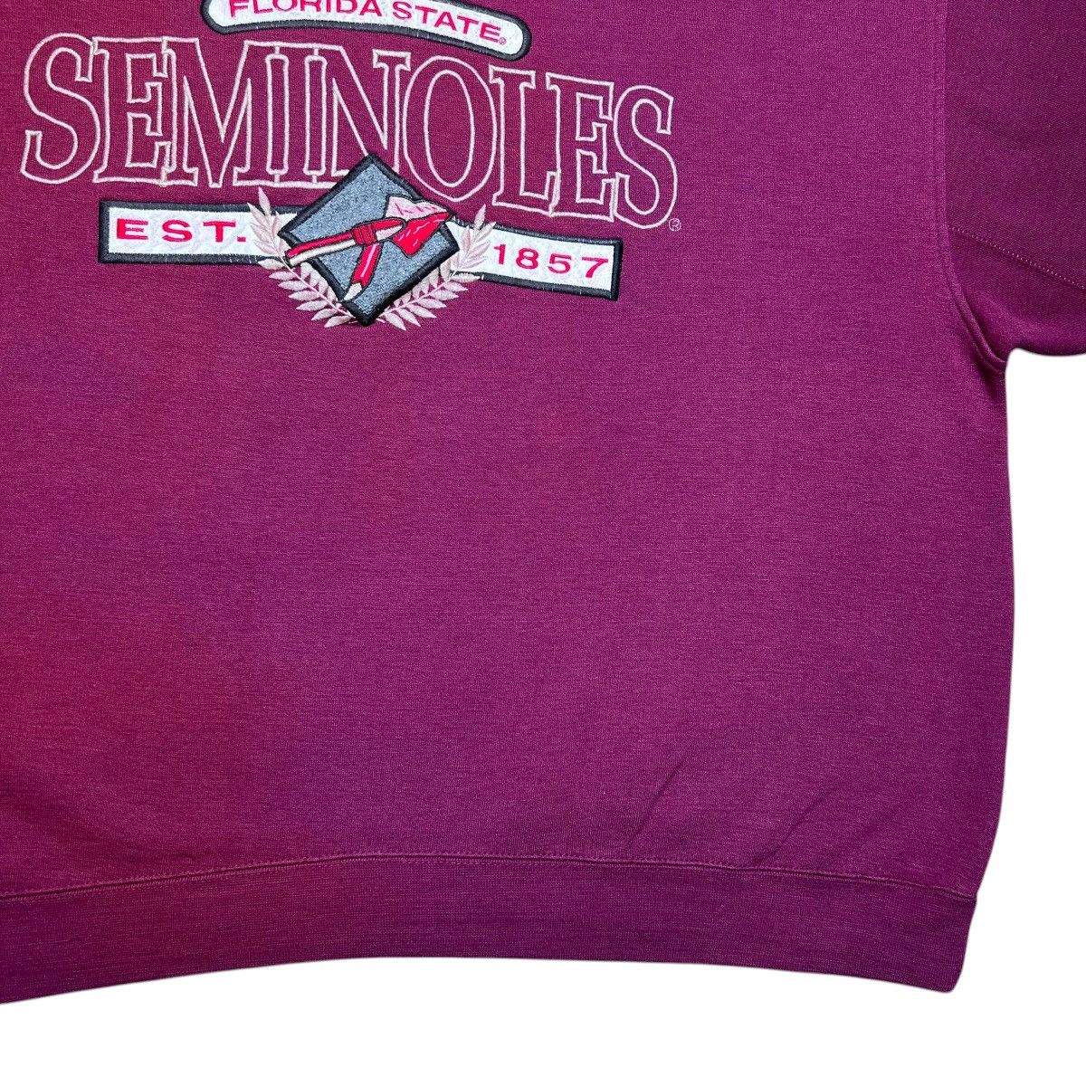 NCAA Florida State Seminoles Embroidered Galt Sand Sweatshirt Size US XL / EU 56 / 4 - 8 Thumbnail