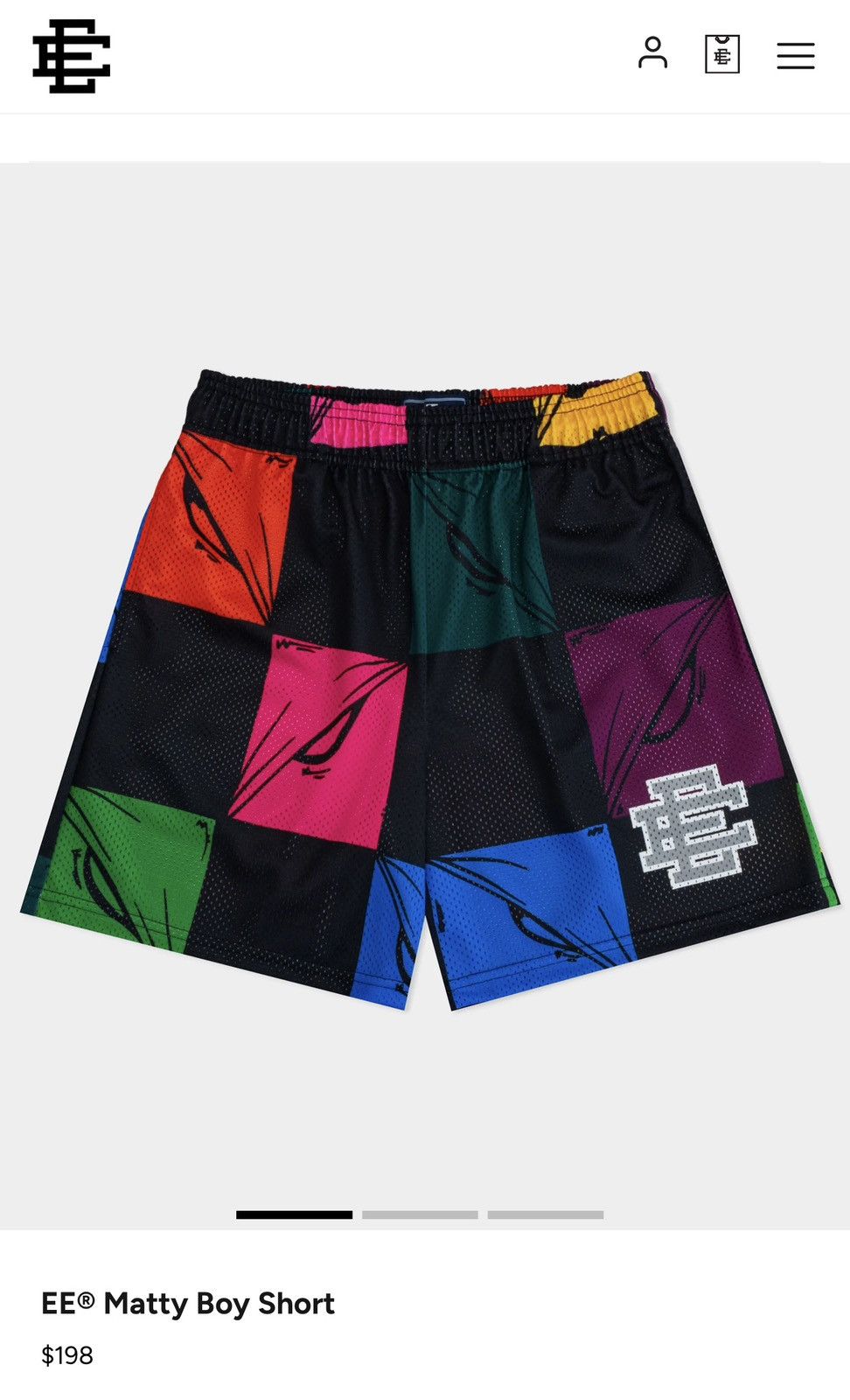Matty Boy Eric Emanuel x Matty boy 2026 Multicolor Shorts Size XL Size US 33 - 1 Thumbnail