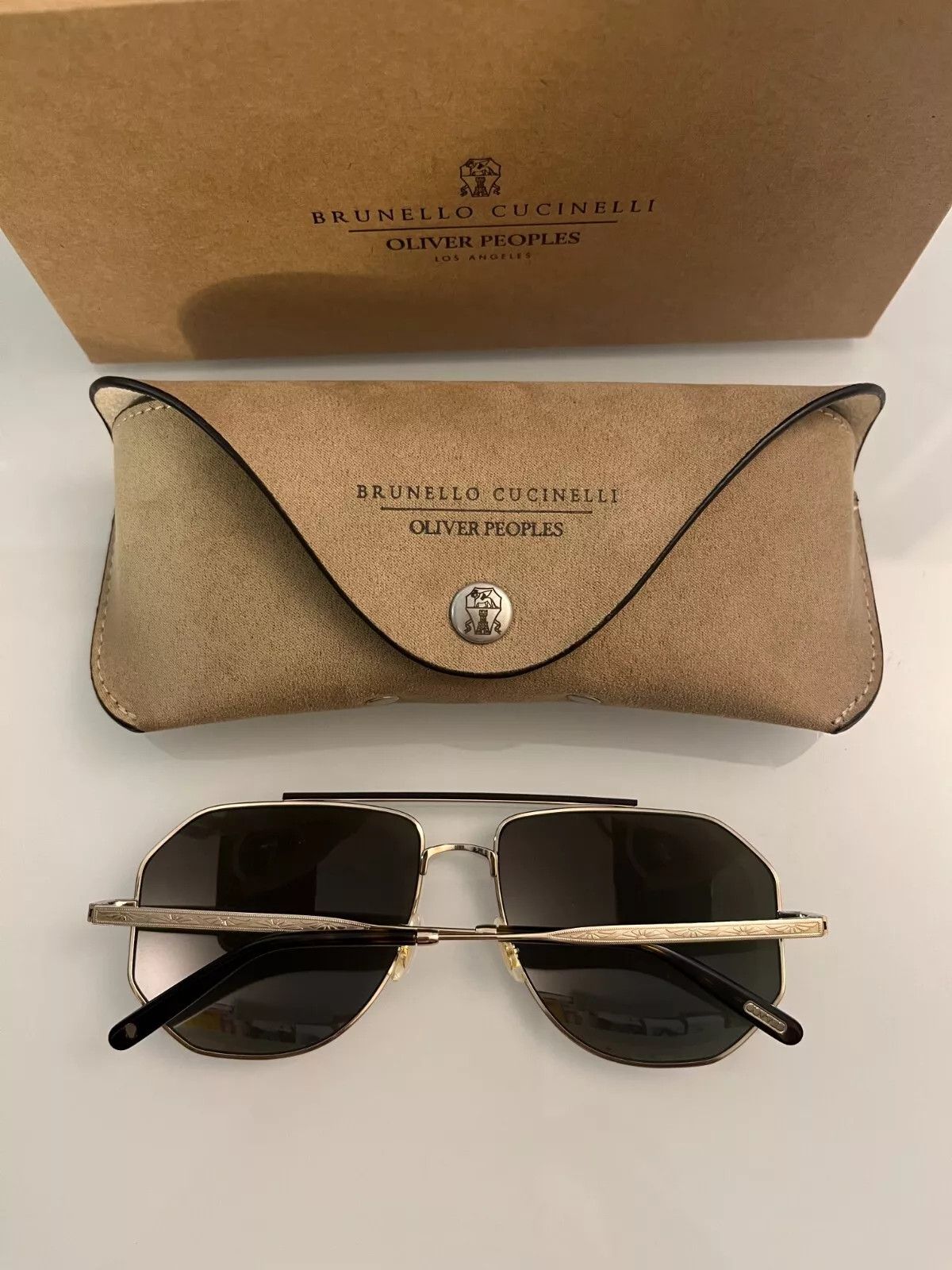 Oliver Peoples Brunello Cucinelli Collection MORALDO 59mm SUN Size ONE SIZE - 5 Thumbnail