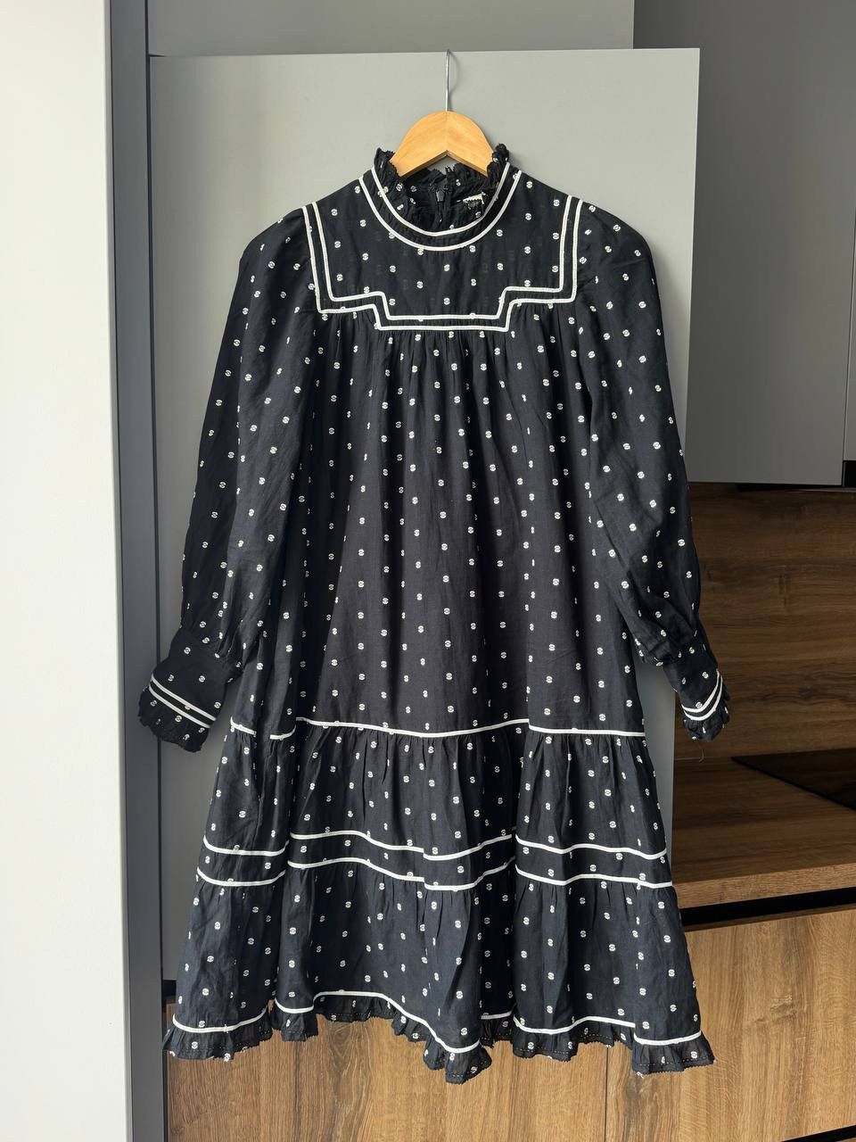 Ulla Johnson RRP 500$ Ulla Johnson Blanche Dress - Eclipse Dot Size M / US 6-8 / IT 42-44 - 5 Thumbnail