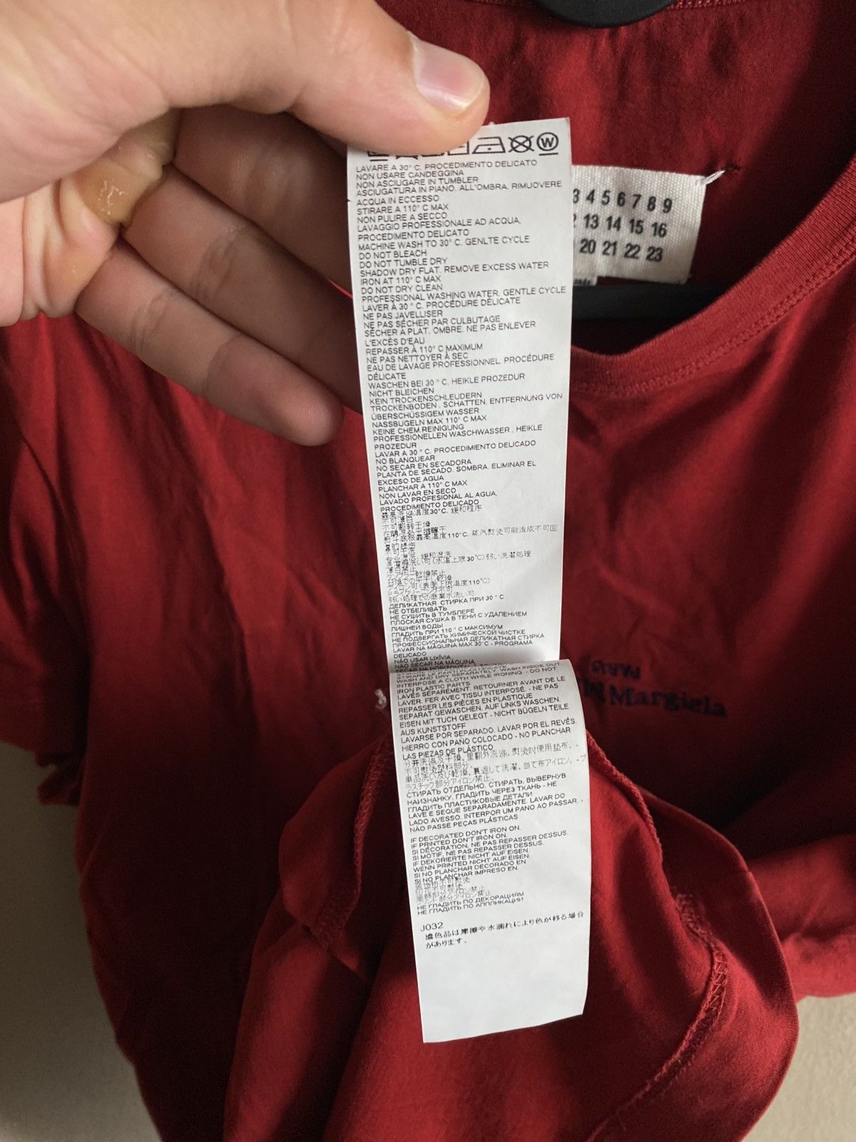 Maison Margiela Maison Margiela Embroided Logo tee Size US S / EU 44-46 / 1 - 7 Thumbnail