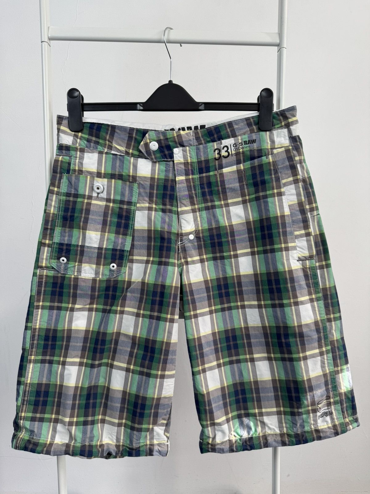 G-Star G-Star Austin Board Checkered Shorts Size US 32 / EU 48 - 1 Thumbnail