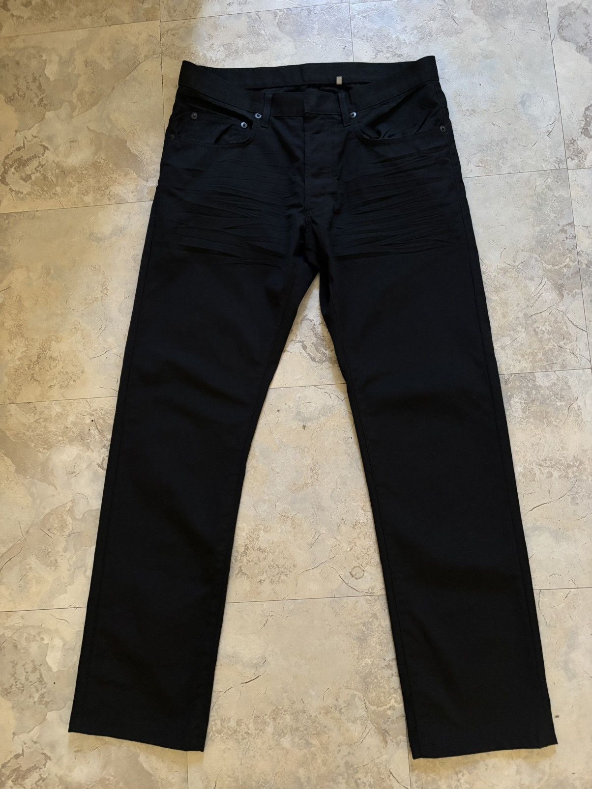 Dior × Hedi Slimane Dior Homme AW04 “Victim of the crime” waxed