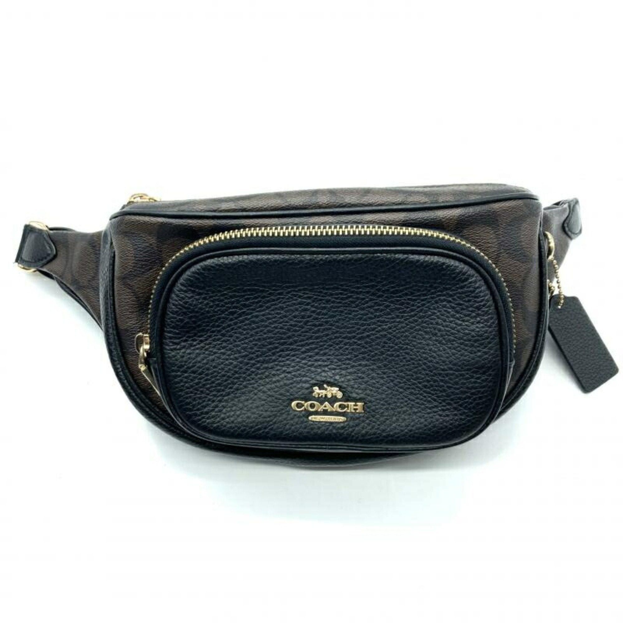 image of Coach Signature Body Bag G2121-6548 Brown, Women's