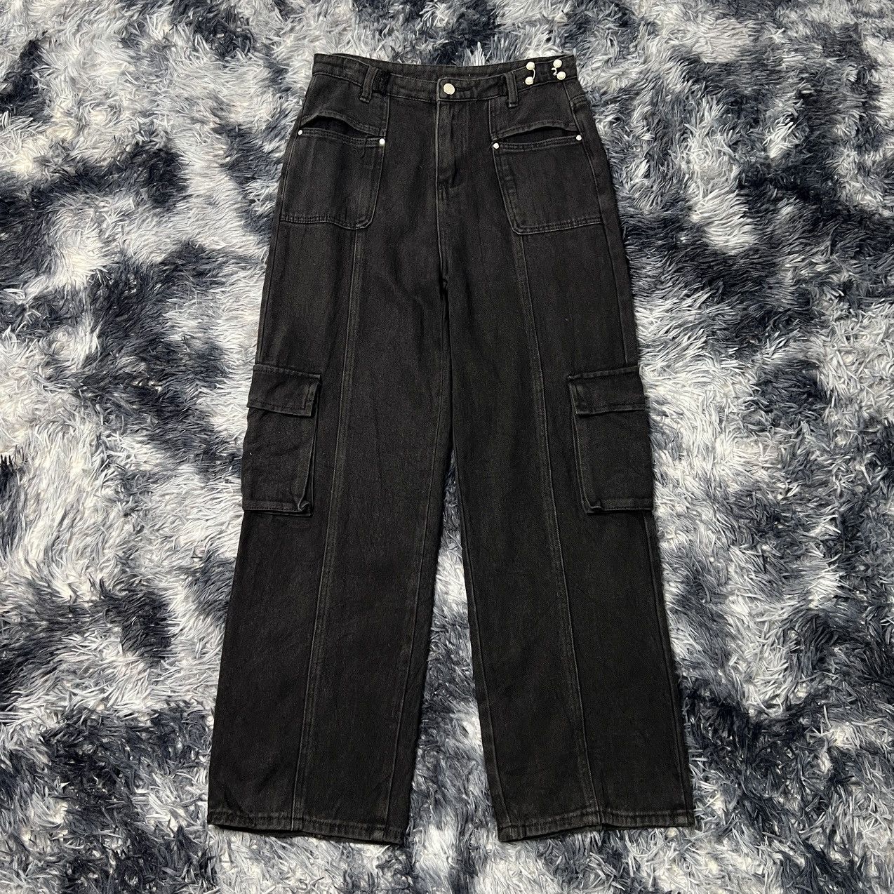 ME+EM Me+em Select Denim Wide Loose Cargo Pant Size 29" - 1 Thumbnail