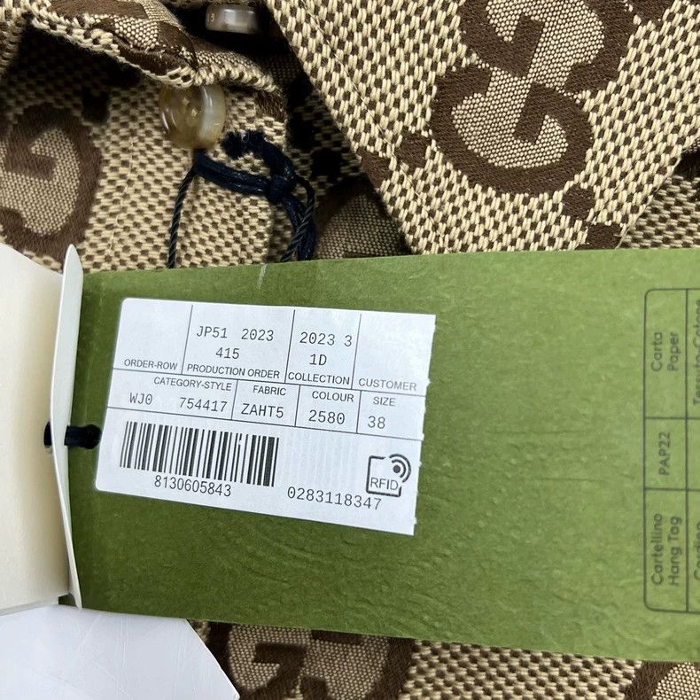 Gucci Gucci Size 38 Double G old flower full print single-breast Size US XXS / EU 40 - 7 Thumbnail