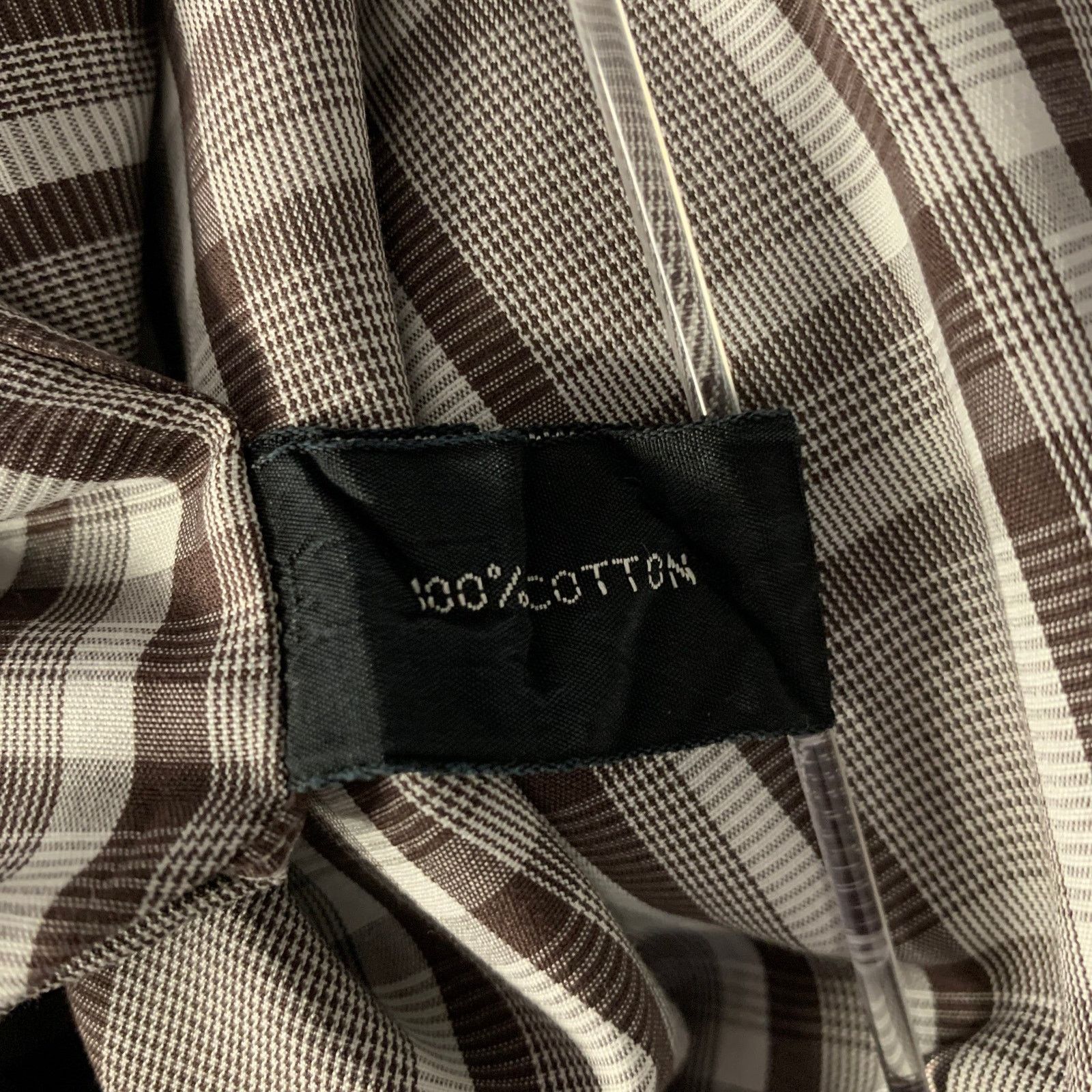 Tom Ford TOM FORD Size XL Brown Plaid Cotton Long Sleeve Shirt Size US XL / EU 56 / 4 - 8 Thumbnail