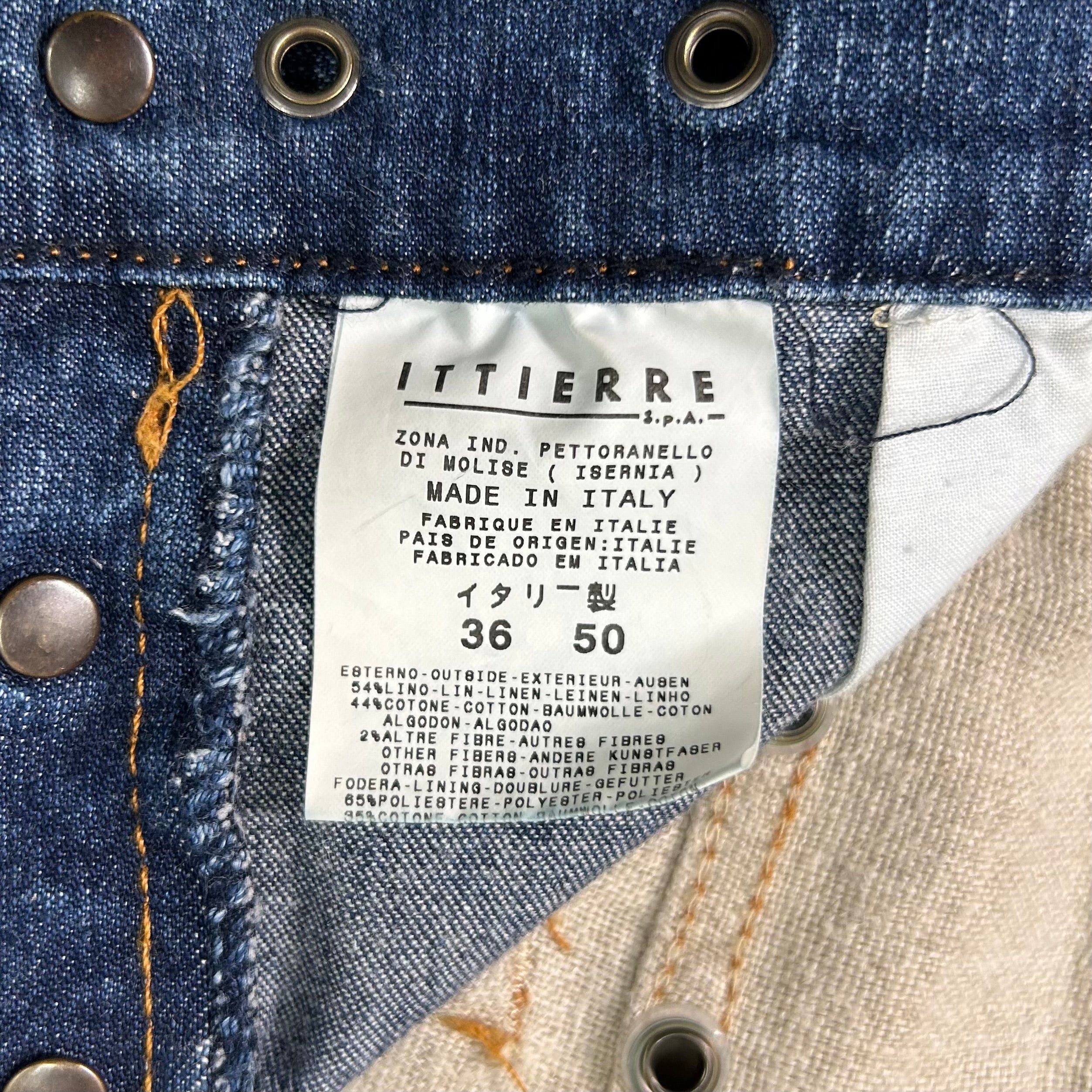 Dolce & Gabbana Dolce & Gabbana 2000's Hybrid Studded Jeans Pants Size 29" - 7 Thumbnail