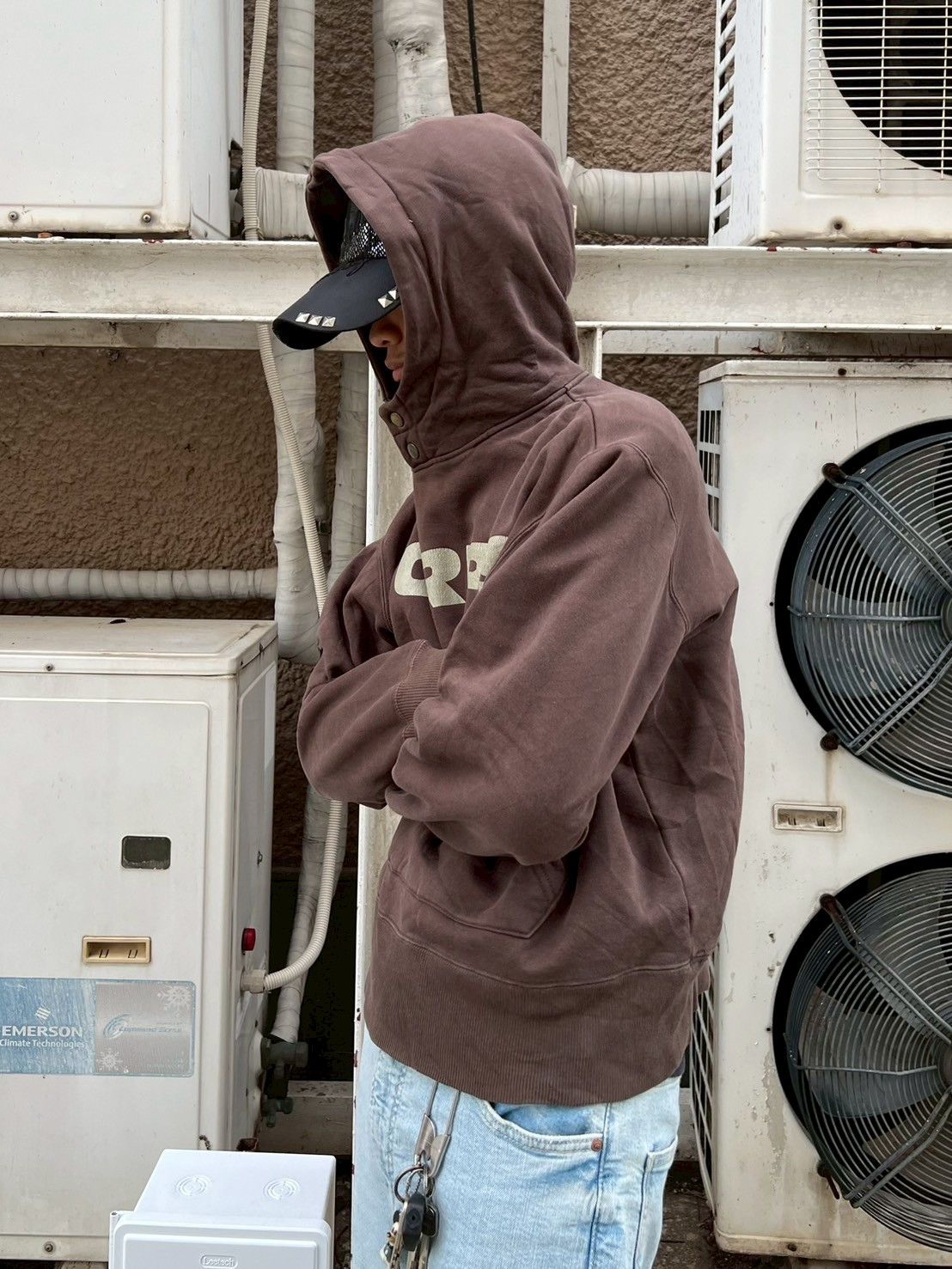 Vintage Vintage Boycott "CORPS" Hoodie Size US M / EU 48-50 / 2 - 7 Thumbnail