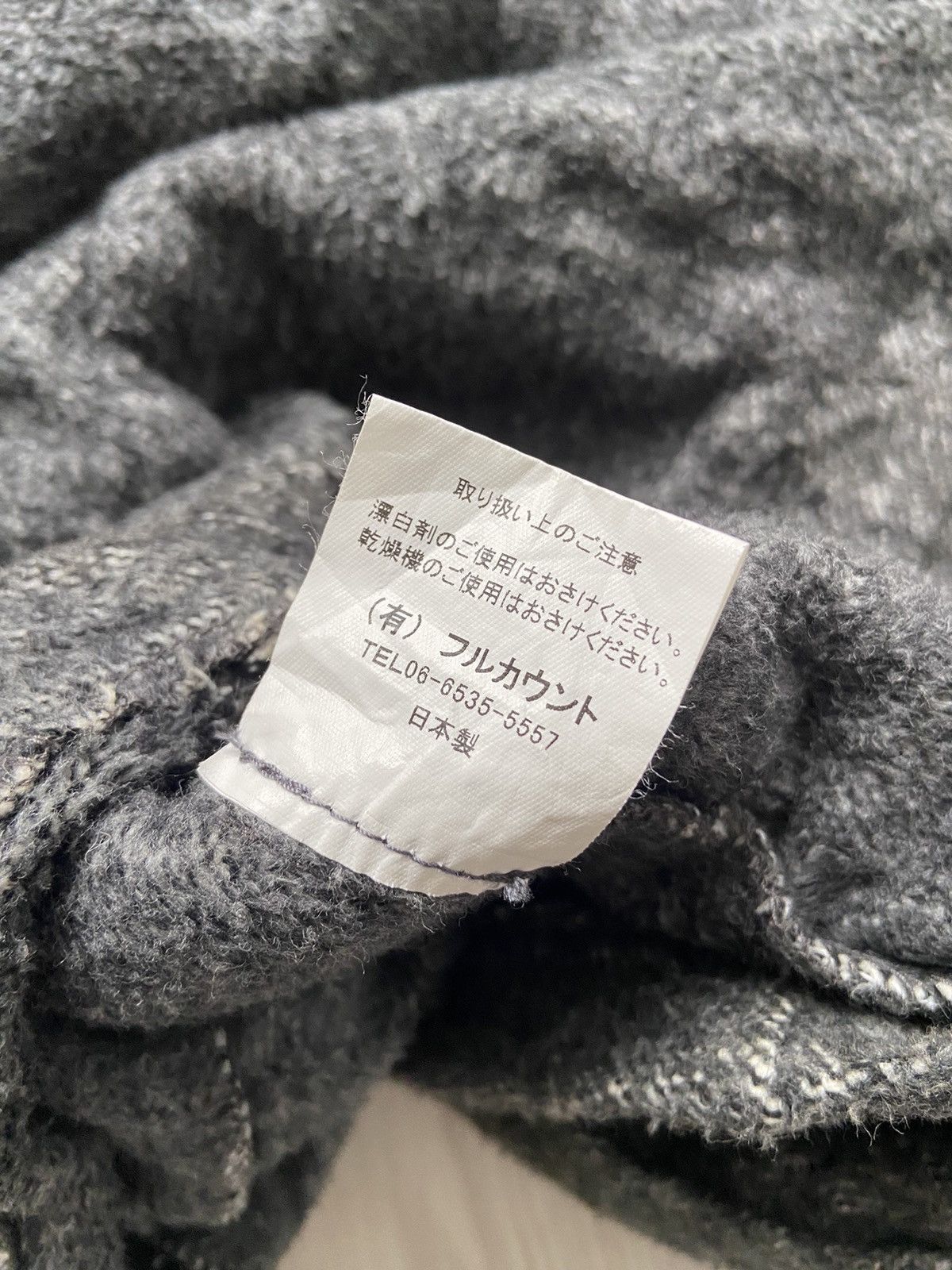 Full Count & Co. Vintage Full Count Wool Cotton Fleece Hoodie Jacket Size US M / EU 48-50 / 2 - 7 Thumbnail