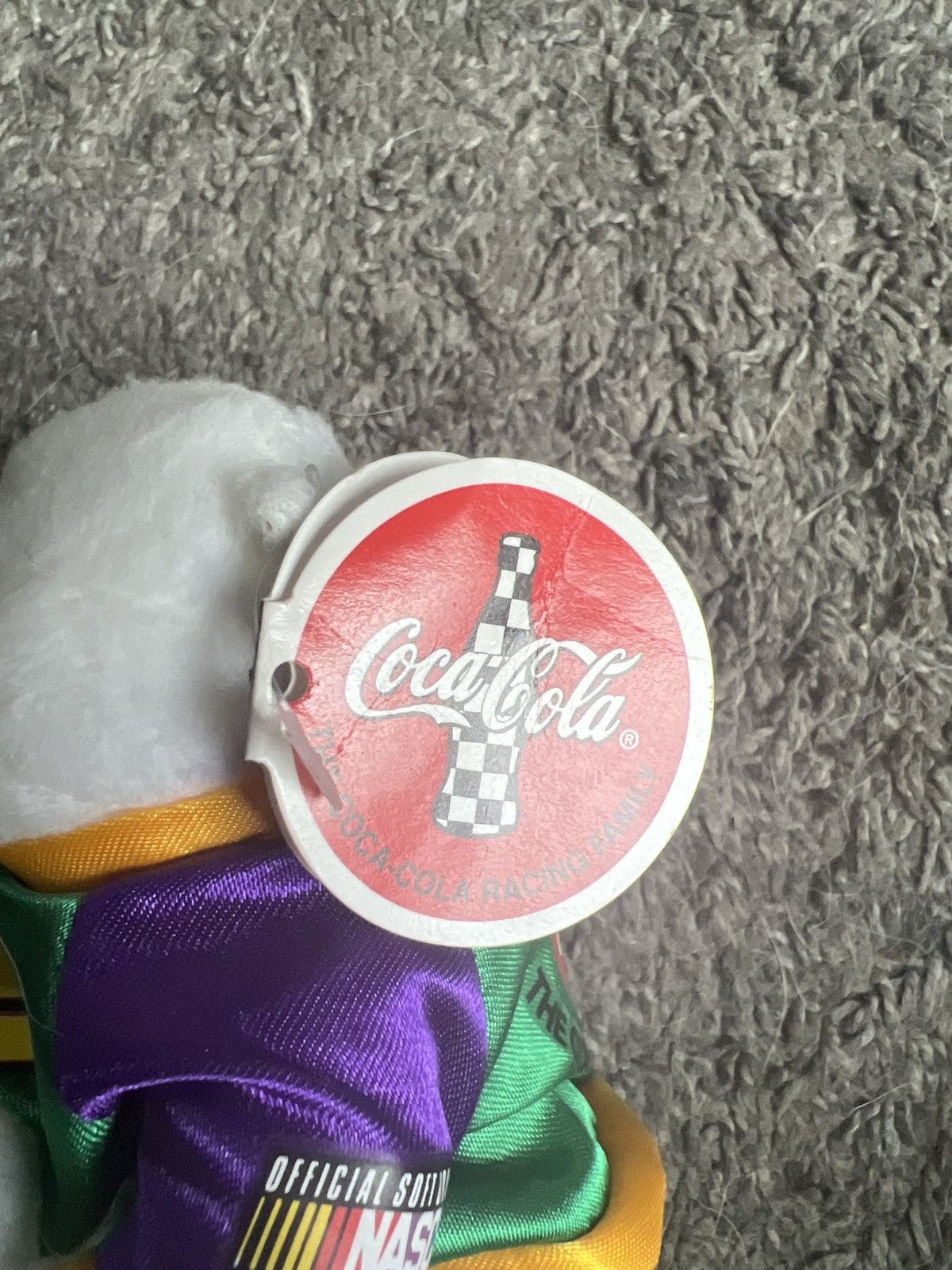Coca Cola 1999 Coca-Cola NASCAR Adam Petty Bean Bag Plush Size ONE SIZE - 4 Thumbnail