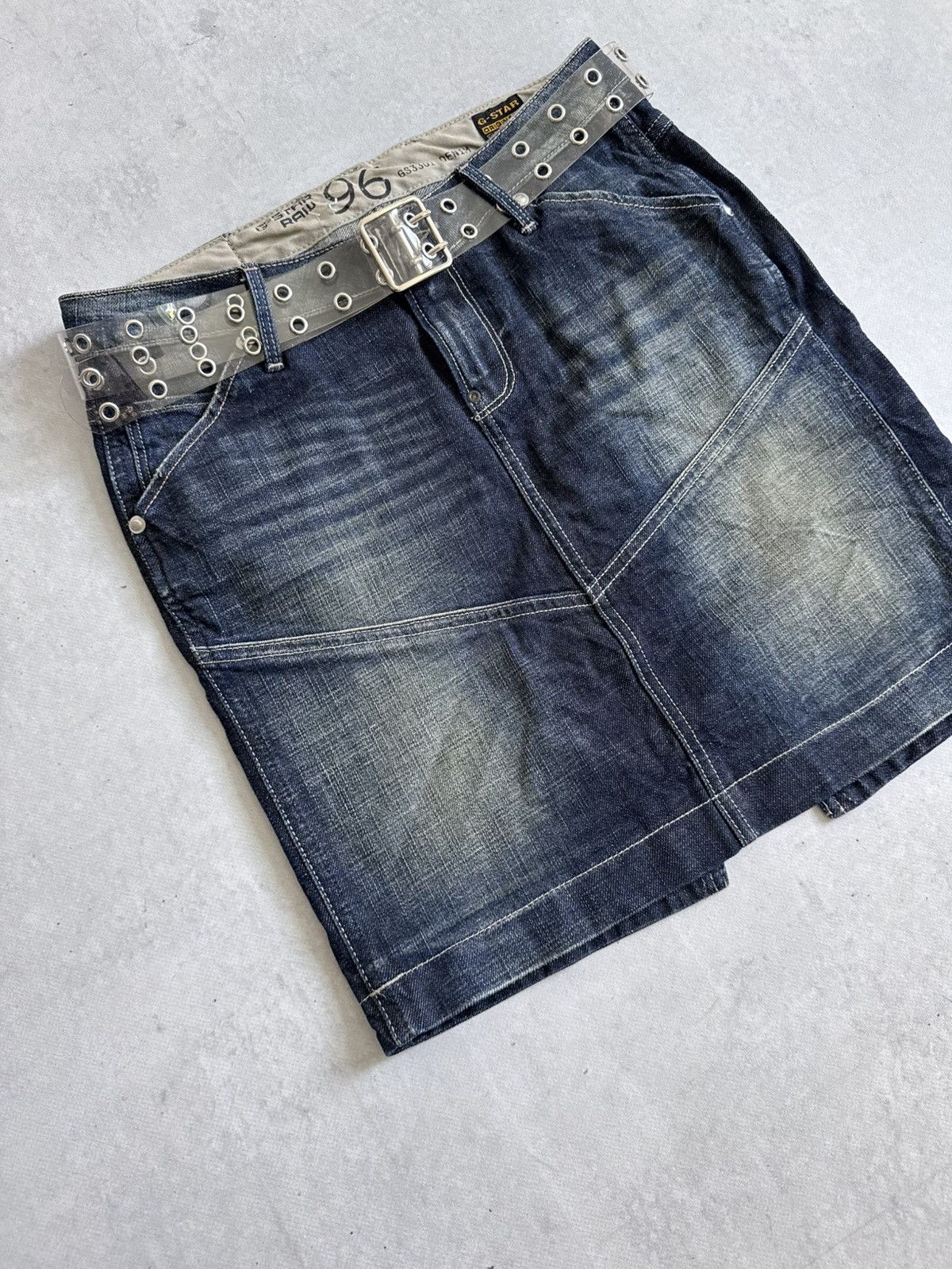 G-Star Vintage G-Star Raw 96 Y2K Denim Regular Women Archive Skirt Size 26" / US 2 / IT 38 - 3 Thumbnail