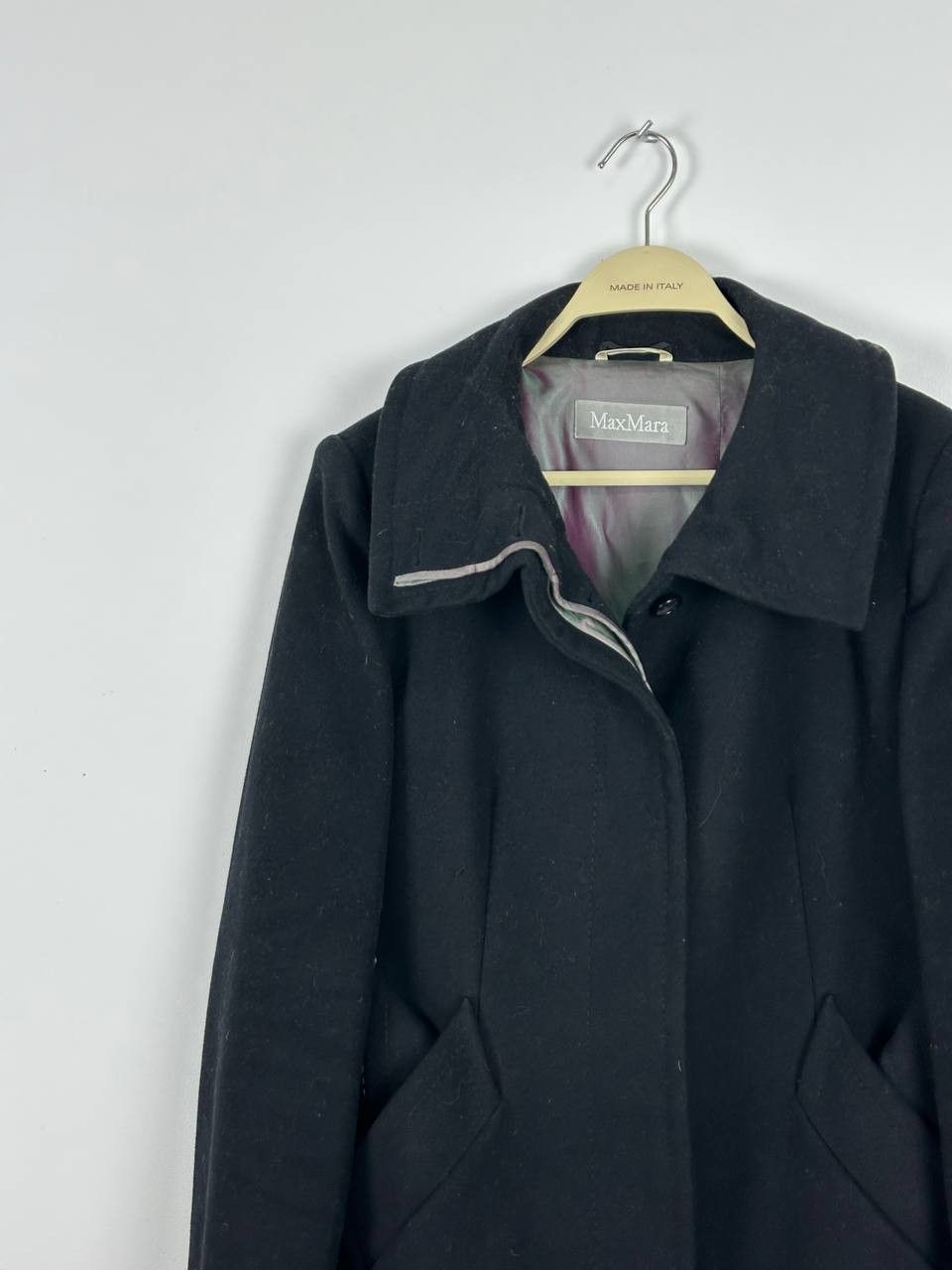 Max Mara MAX MARA Made In ITALY Minimalist Design Coat Size M / US 6-8 / IT 42-44 - 3 Thumbnail