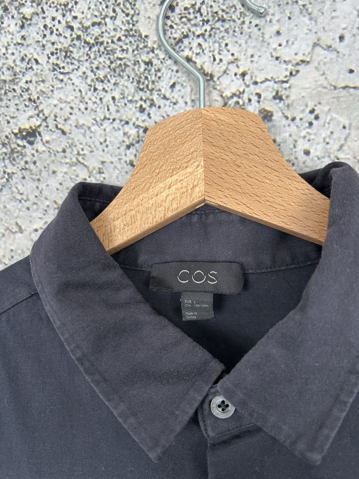 Cos COS Navy Shirt Button Ups Summer Avenr Garde Goth Punk Size US L / EU 52-54 / 3 - 5 Thumbnail