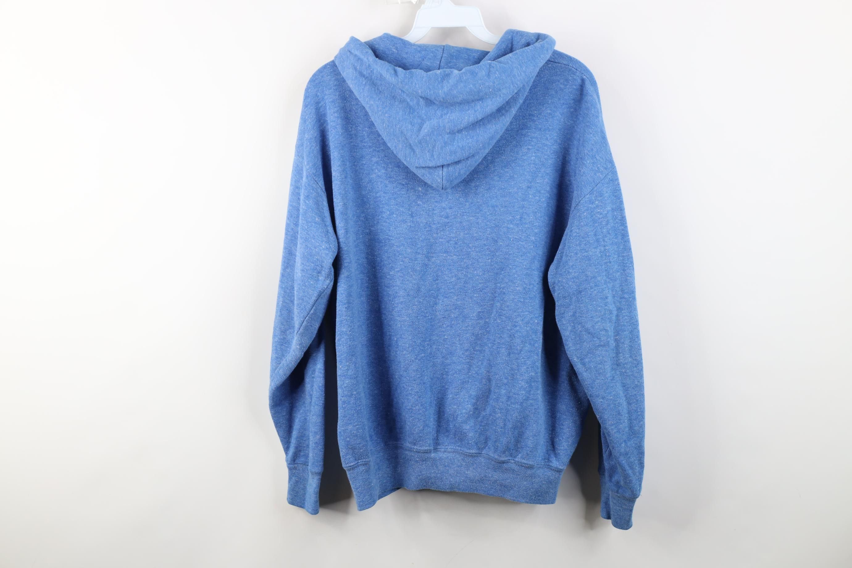 Vintage Vintage 70s Streetwear Full Zip Hoodie Sweatshirt Blue USA Size US M / EU 48-50 / 2 - 12 Thumbnail