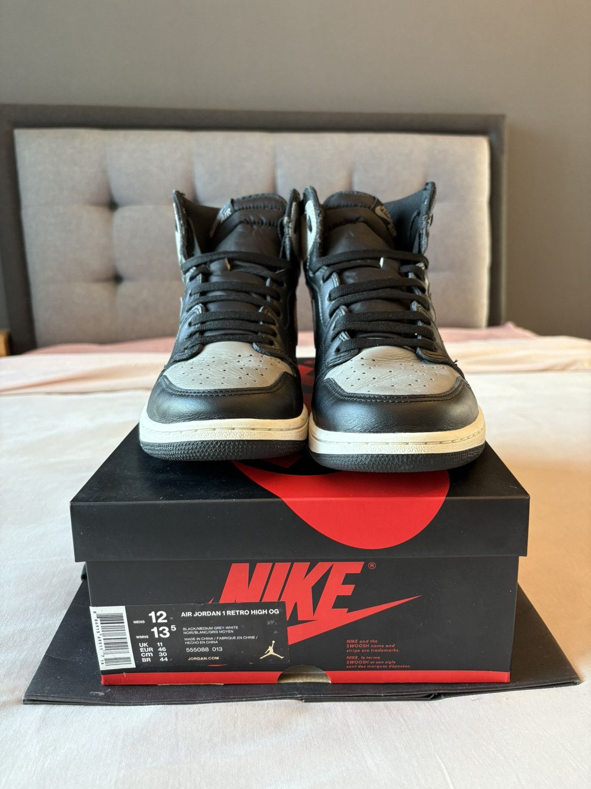 Jordan Brand × Nike AJ1 Shadow Size US 12 / EU 45 - 4 Thumbnail