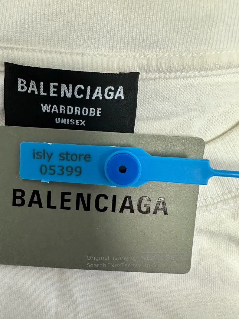 Balenciaga Balenciaga Mosaic Fuzzy BB Letter Loose Short Sleeve Size US M / EU 48-50 / 2 - 4 Thumbnail
