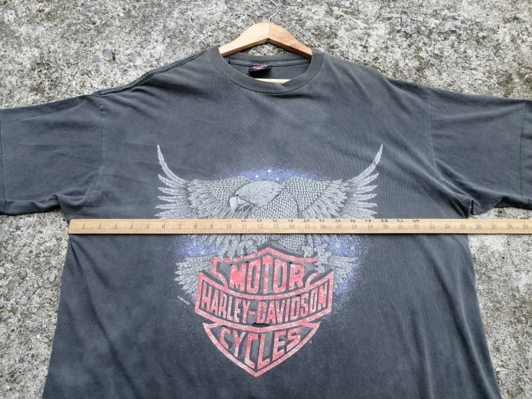 Harley Davidson × Vintage Vintage Harley Davidson Motorcycles Eagle Tee Size US XL / EU 56 / 4 - 2 Thumbnail