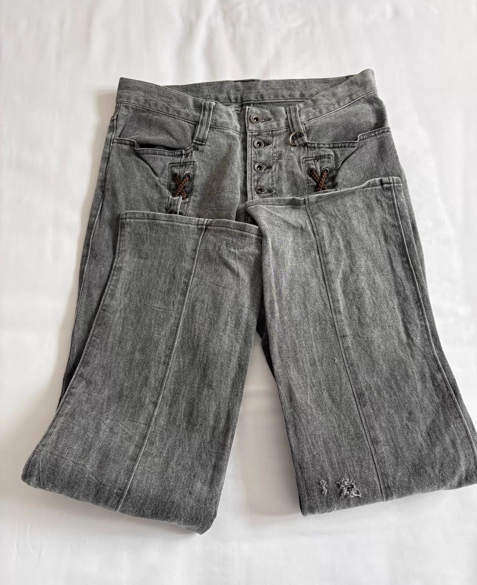 Nicole Club Vintage Japanese Nicole Club Tie Strap Denim Jeans 76/99 Size 26" / US 2 / IT 38 - 5 Thumbnail