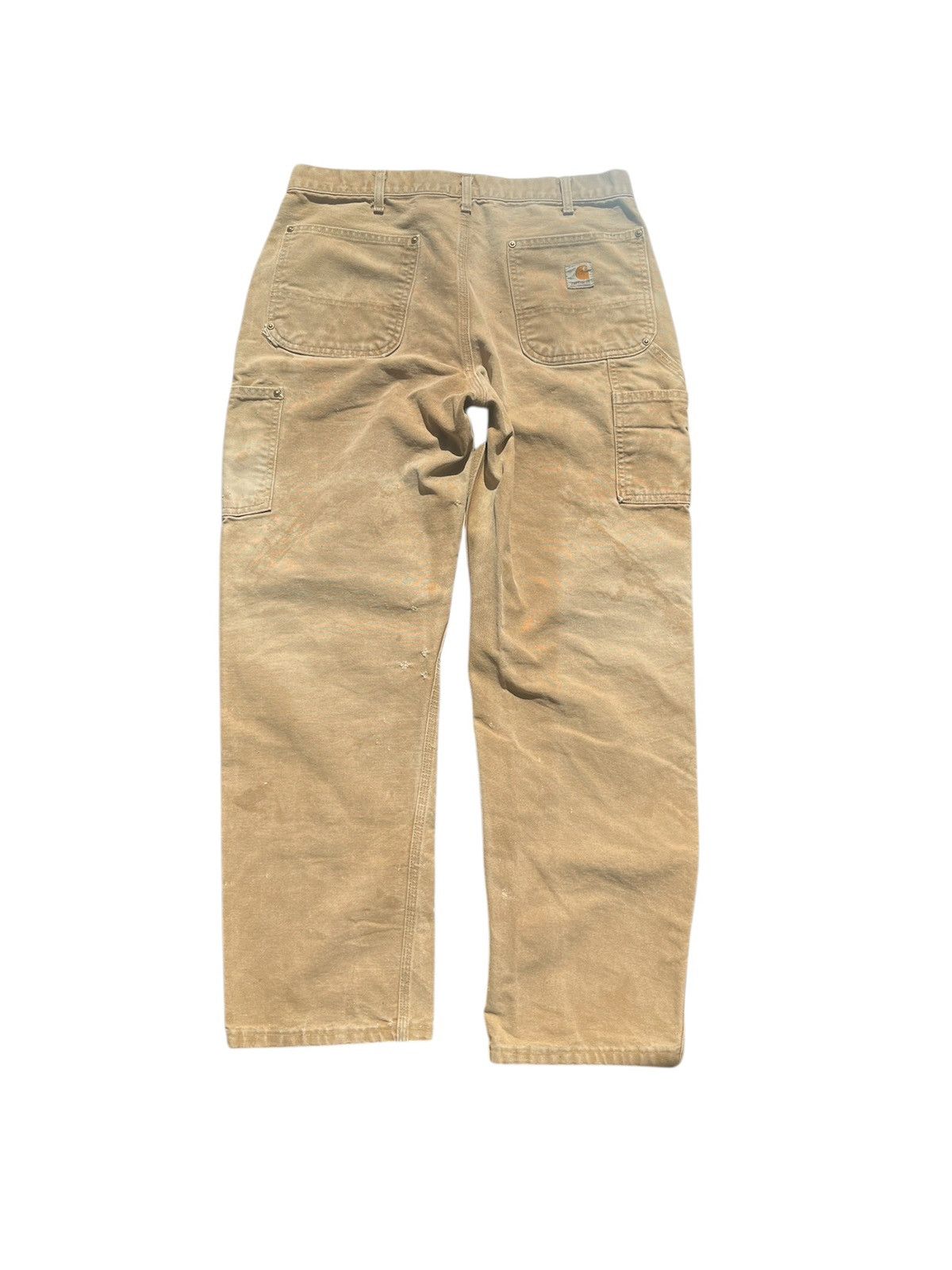 Carhartt Vintage Carhartt Double Knee Work Pants – Distressed Canvas Size US 39 - 2 Thumbnail