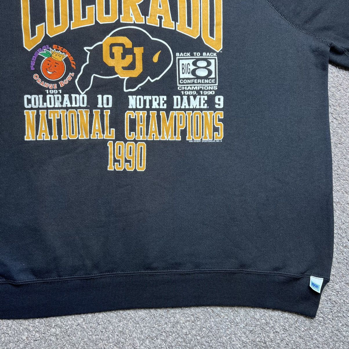 NCAA 1990 NCAA Colorado Buffaloes National Champions Sweatshirt Size US XL / EU 56 / 4 - 6 Thumbnail