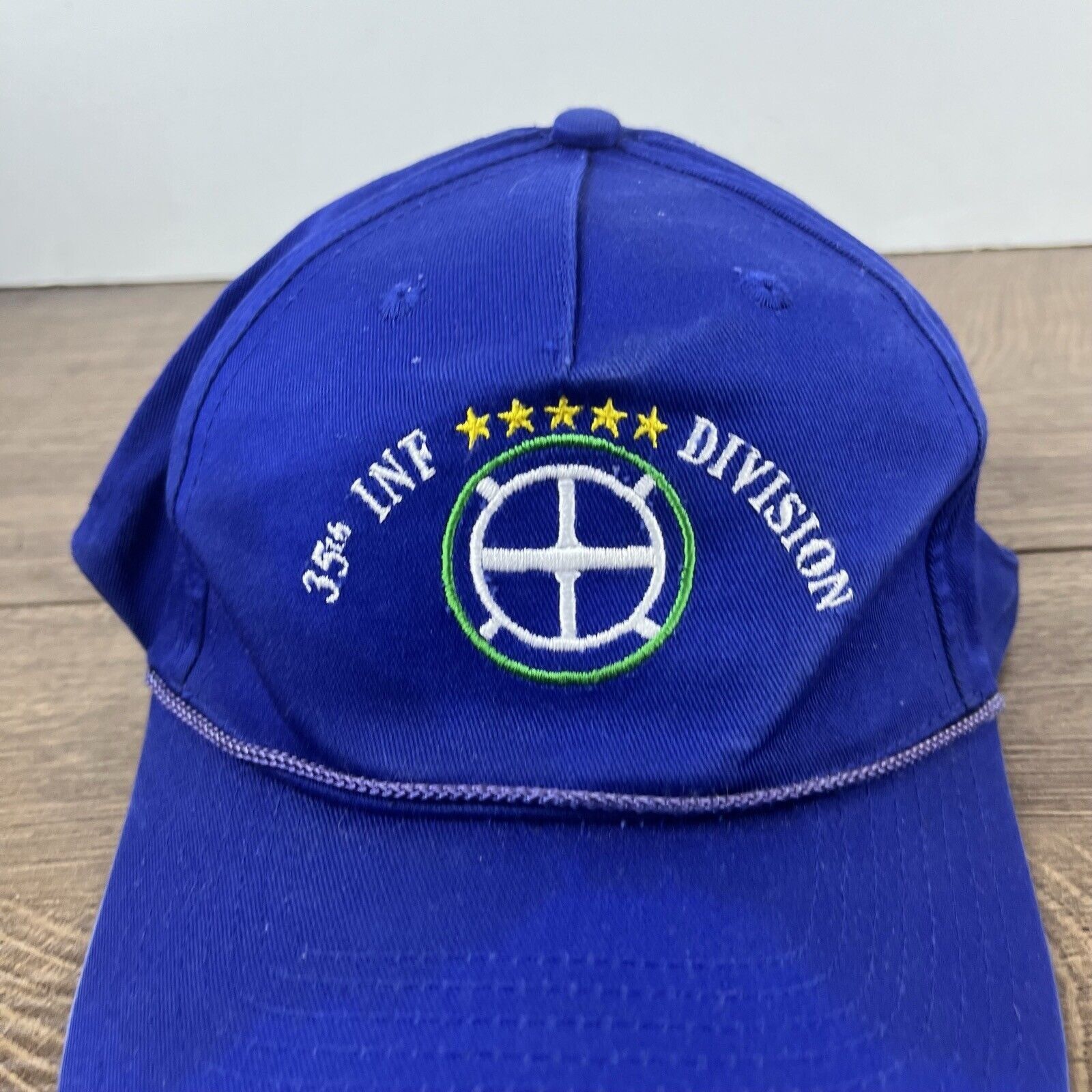 Other 35th Inf Division Hat Infrantry Snapback Hat Blue Adjustable Size ONE SIZE - 5 Thumbnail