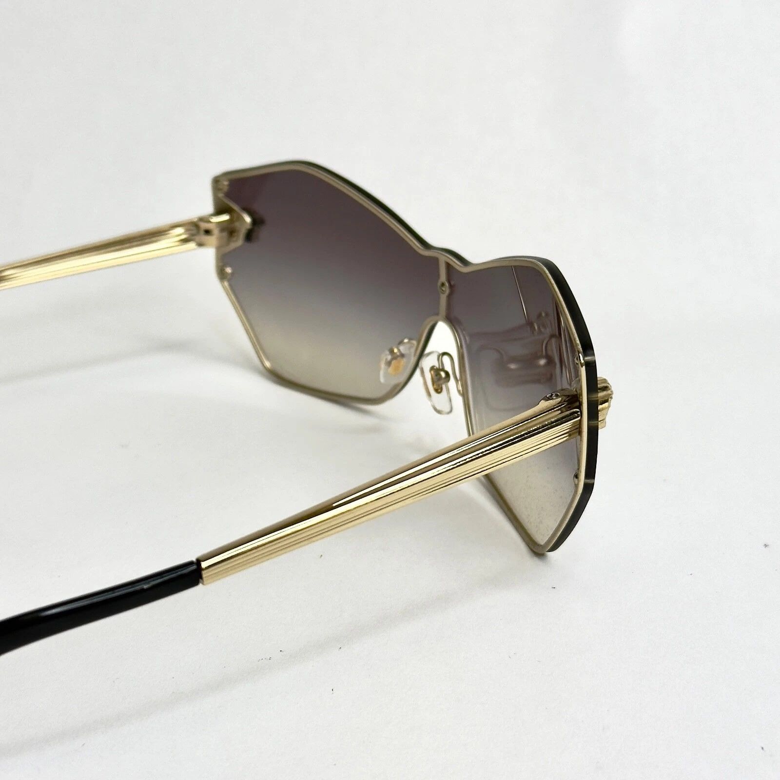 Versace VERSACE GLAM Stud Medusa Head 2182 Gray VE2182 Sunglasses Size ONE SIZE - 4 Thumbnail