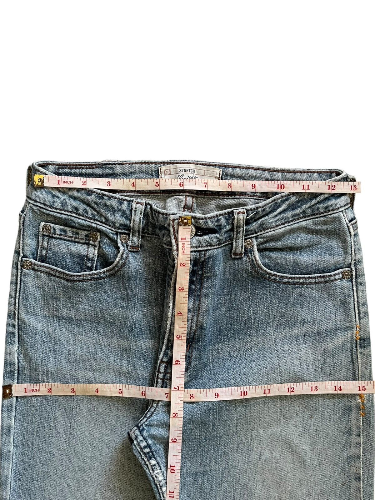 Levi's × Levi's Vintage Clothing Vintage 90s Levis Light Wash Style Distressed Flare Jeans Size US 26 / EU 42 - 11 Thumbnail