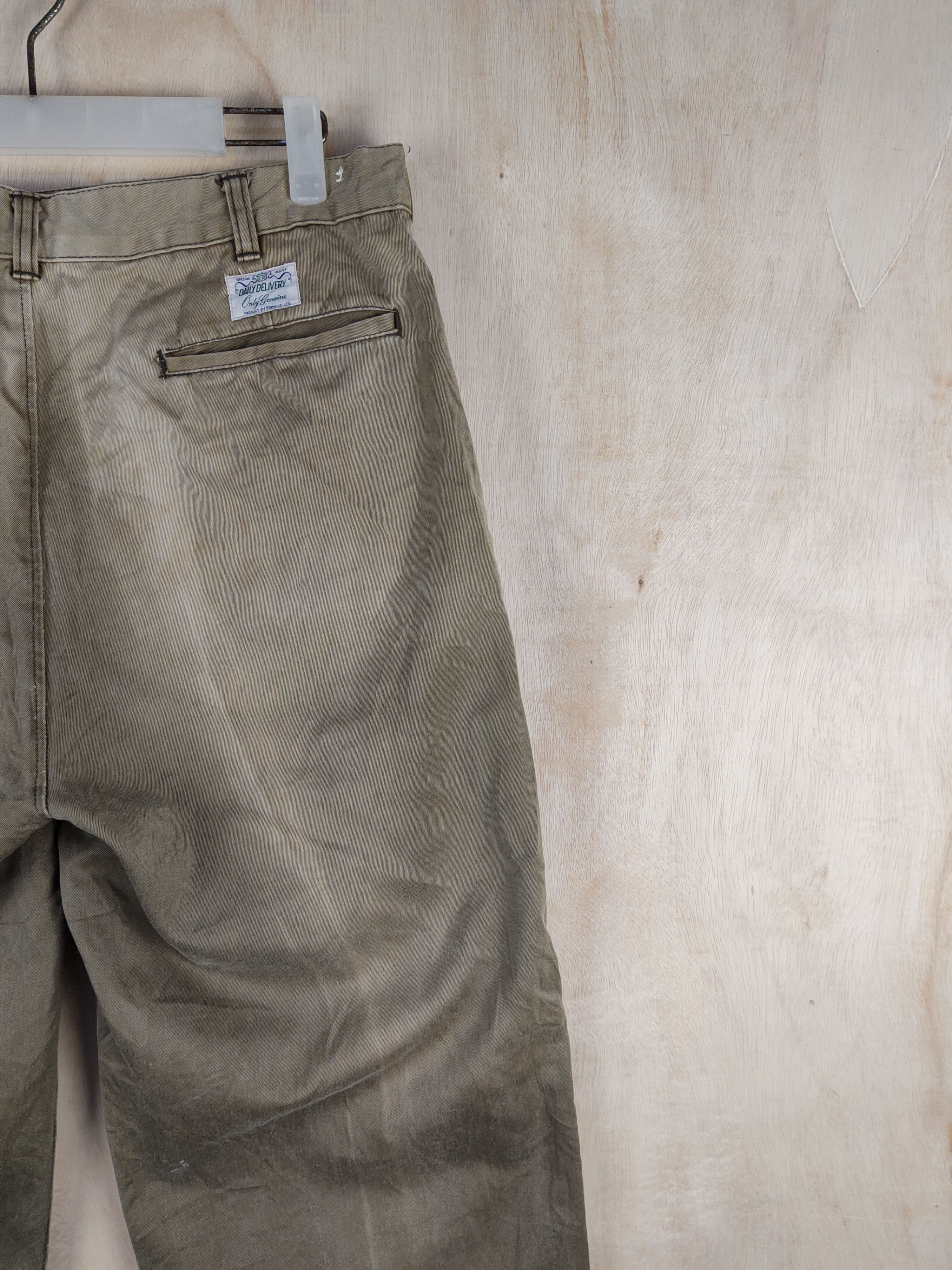 Edwin Edwin Olive Faded vintage japan Casual Pants #S2415 Size US 32 / EU 48 - 11 Thumbnail