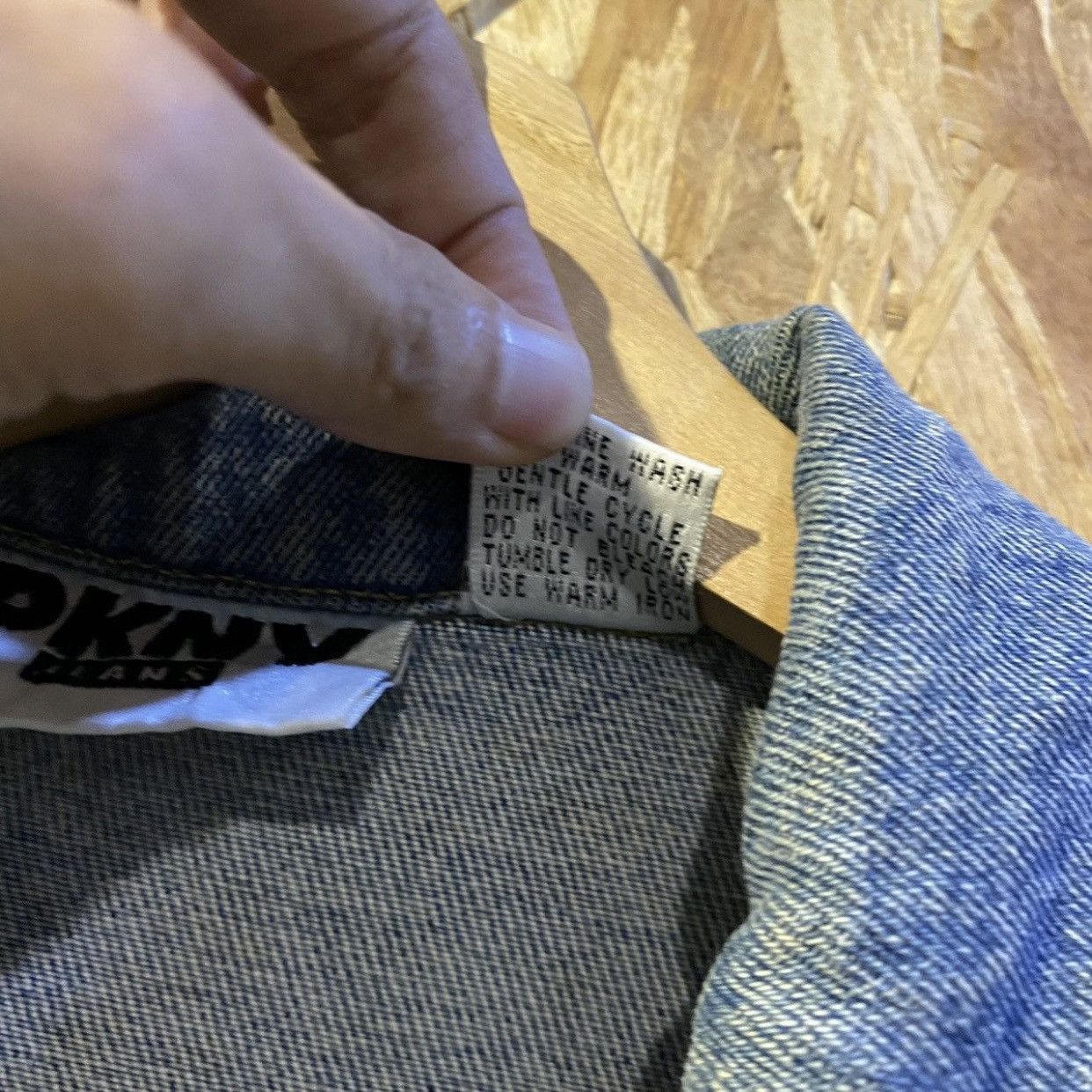 DKNY × Vintage Rare 90s Vintage DKNY AMERICAN ATHLETIC NYC Jeans Jackets Size US M / EU 48-50 / 2 - 11 Thumbnail