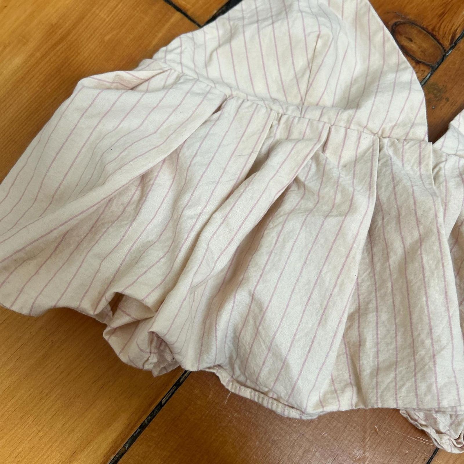 Zara Pink pinstripe babydoll top feminine Size S / US 4 / IT 40 - 2 Thumbnail