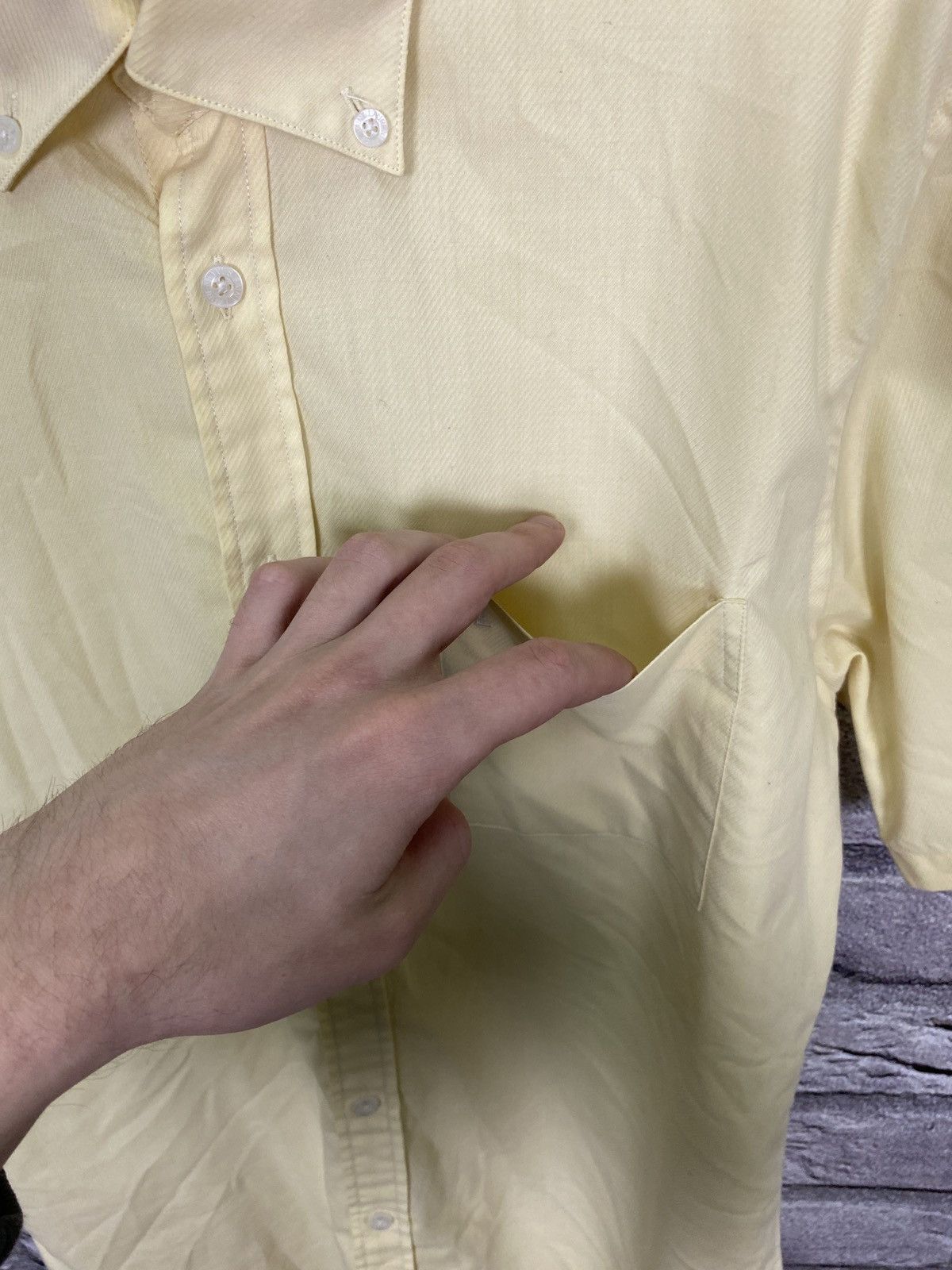 Yves Saint Laurent Vintage swede shirt Yves Saint Laurent Size US L / EU 52-54 / 3 - 6 Thumbnail