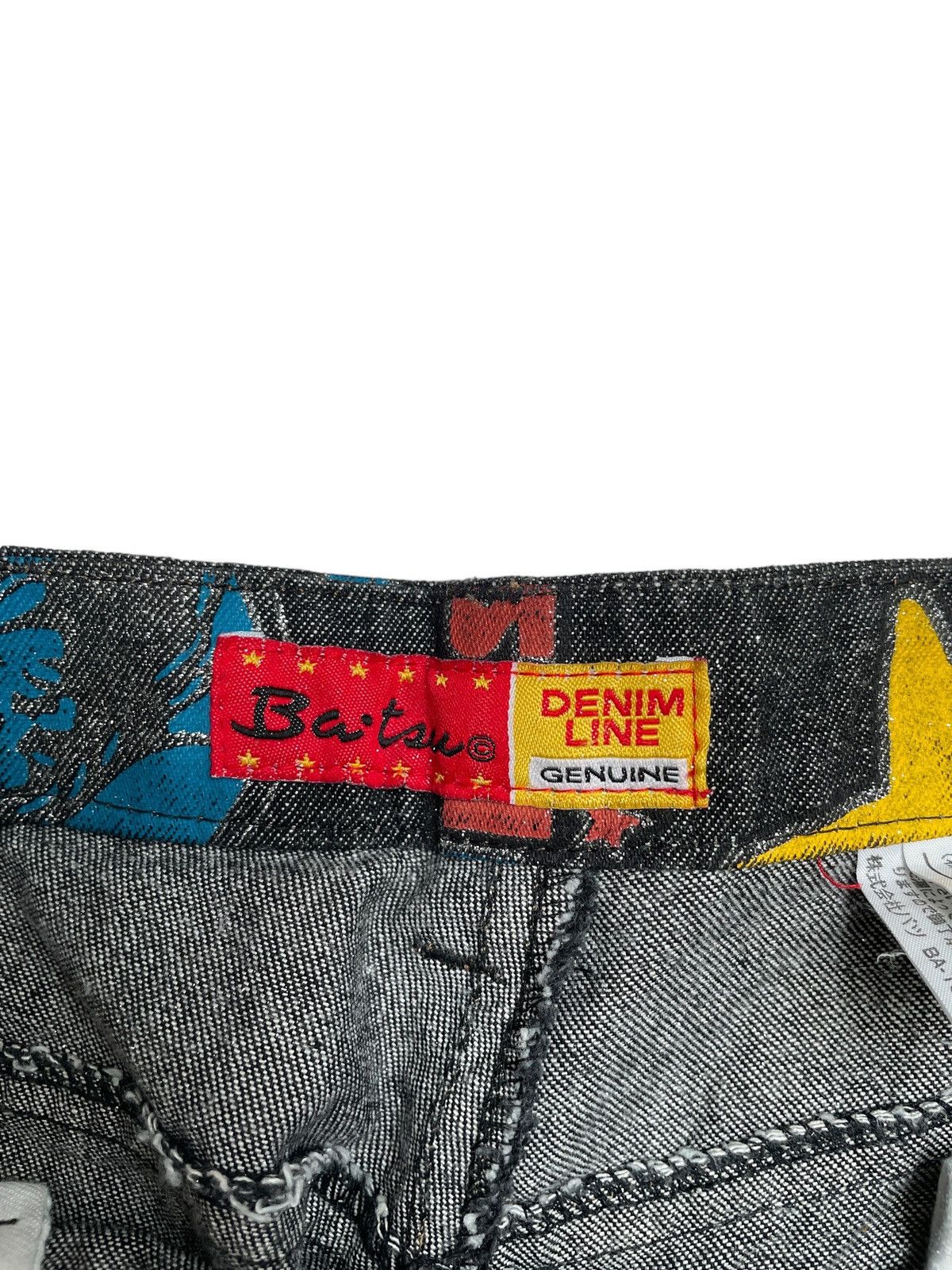 If Six Was Nine Rare Vintage Japanese Brand Ba-Tsu Hagi Flared Denim 1990s Size US 29 - 11 Thumbnail
