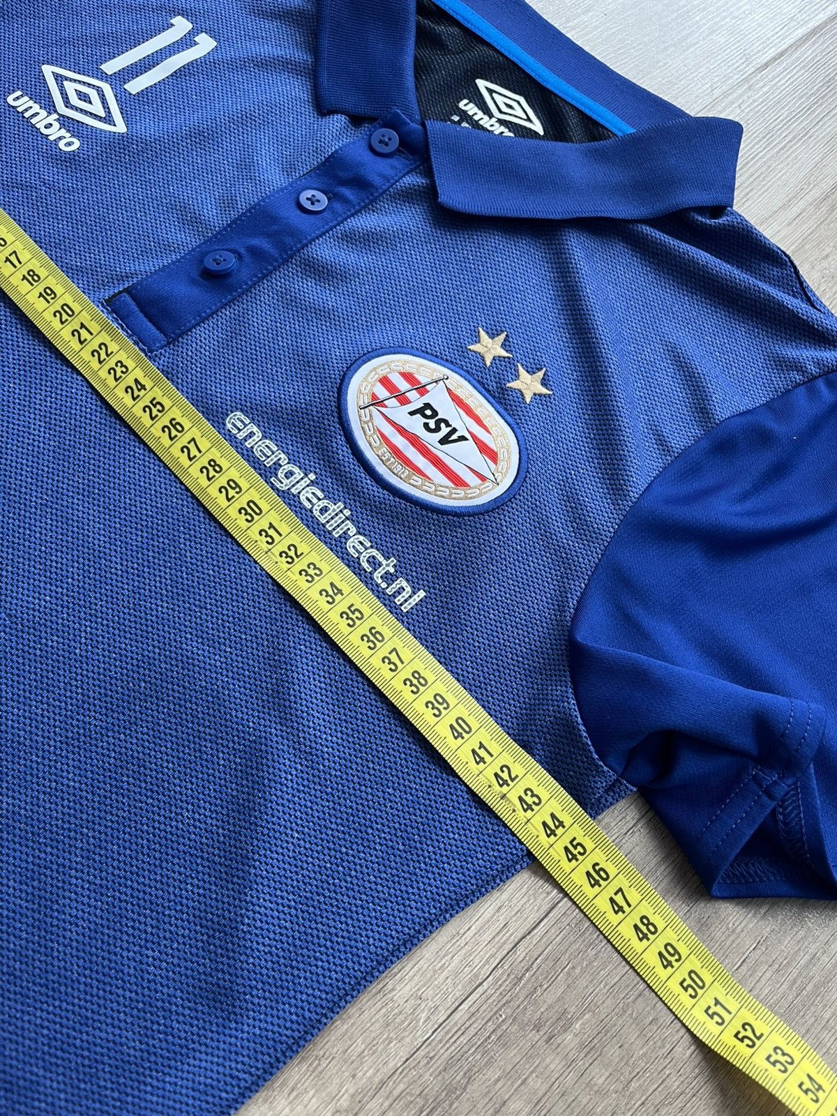 Umbro × Vintage Umbro Polo Shirt PSV Blue 2018-2019 Size S Size US S / EU 44-46 / 1 - 10 Thumbnail