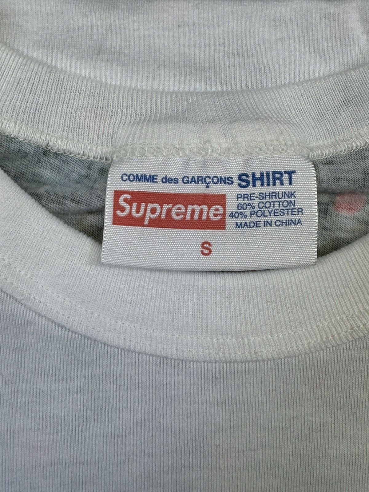 Comme des Garcons × Supreme Supreme x Comme des Garçons SS13 Box Logo T-Shirt Size US S / EU 44-46 / 1 - 3 Thumbnail