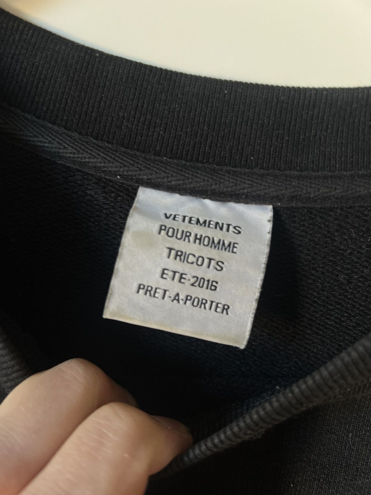 Vetements Vetements Champion Logo Sweatshirt sz S Size US S / EU 44-46 / 1 - 3 Thumbnail