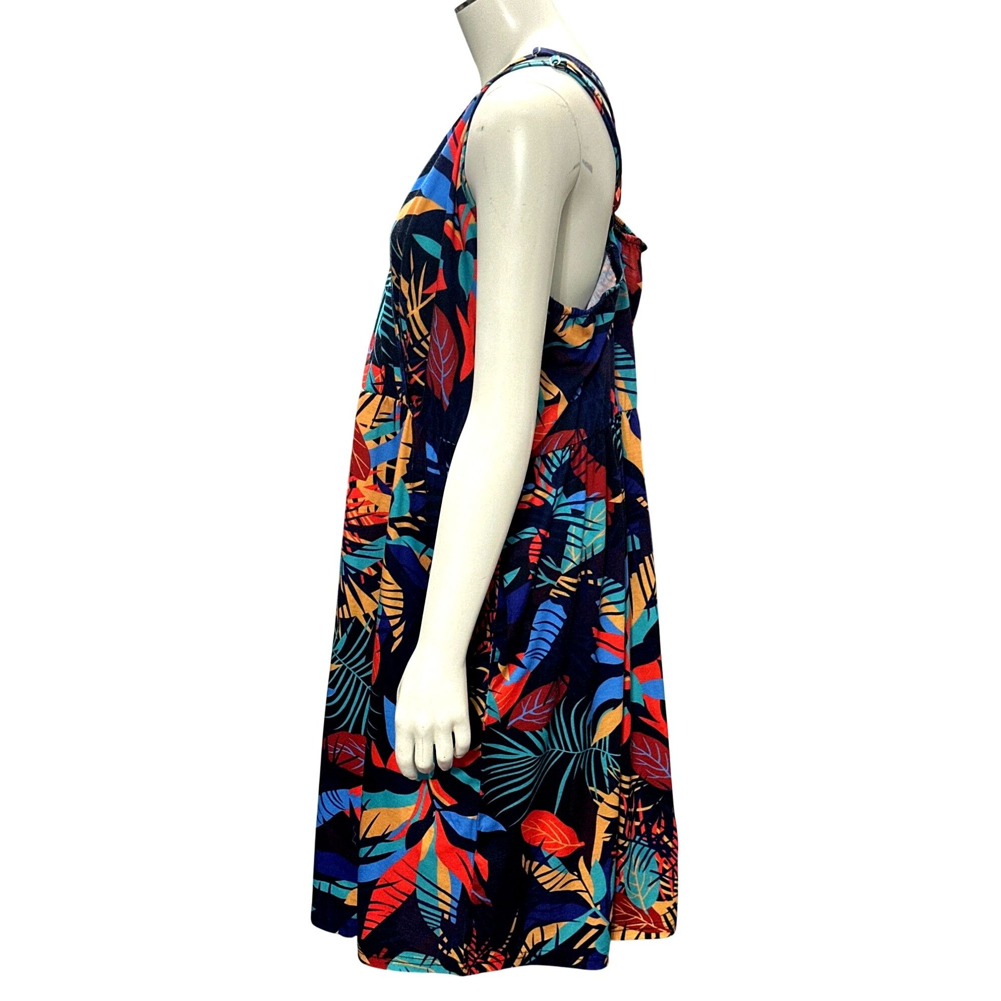 Other CCC Colorful Bohemian Style Spaghetti Strap Dress V Neck Tro Size M / US 6-8 / IT 42-44 - 2 Thumbnail