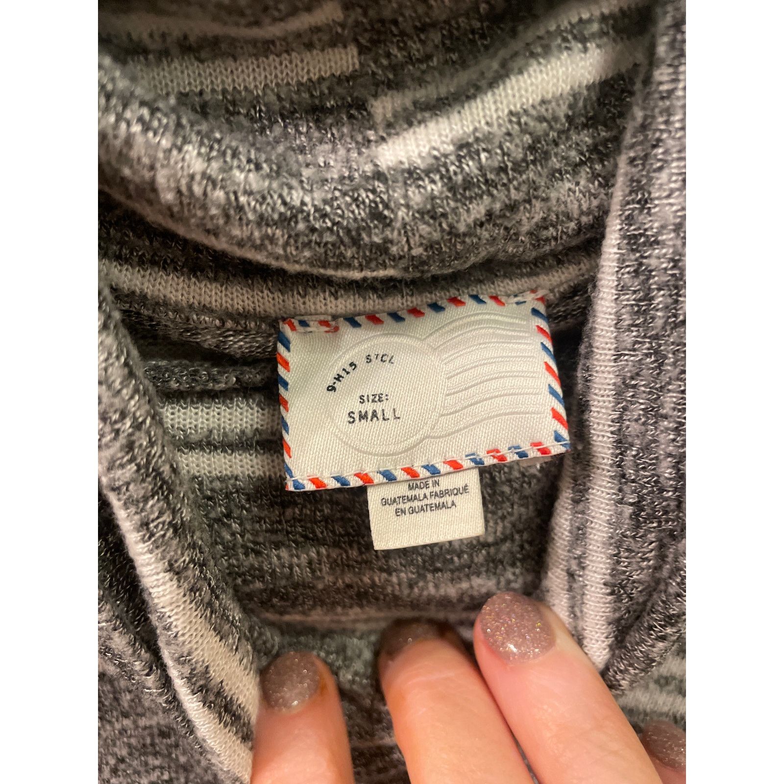 Anthropologie Anthropologie Postmark Striped Turtleneck Knit Sweater, S Size S / US 4 / IT 40 - 4 Thumbnail