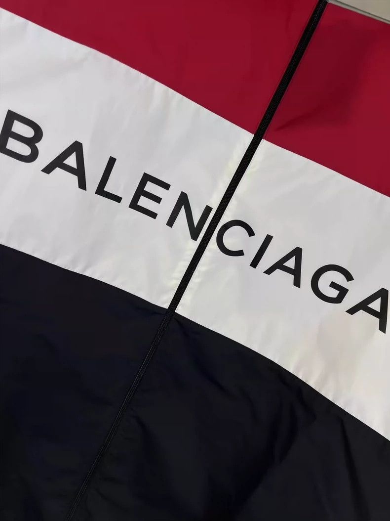 Balenciaga BALENCIAGA big LOGO stitching jacket-2506 Size US M / EU 48-50 / 2 - 3 Thumbnail
