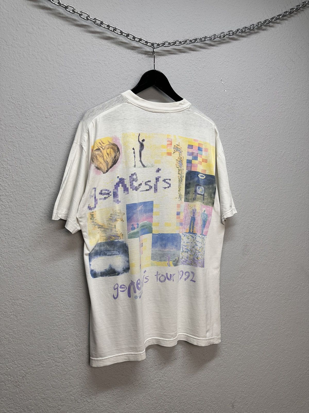 Band Tees Vintage 90s Tour Genesis Phil Collins T Shirt ART Rock Music Size US XL / EU 56 / 4 - 10 Thumbnail
