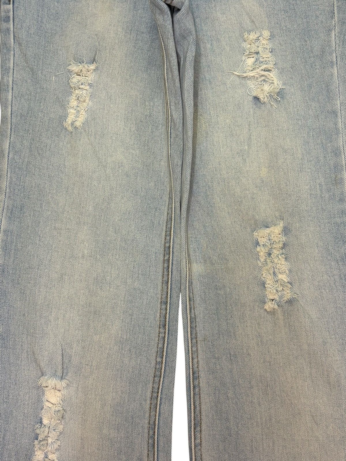 Diesel Vintage Japanese Brand Faded Wash Distress Flare Jeans Size 27" / US 4 / IT 40 - 3 Thumbnail