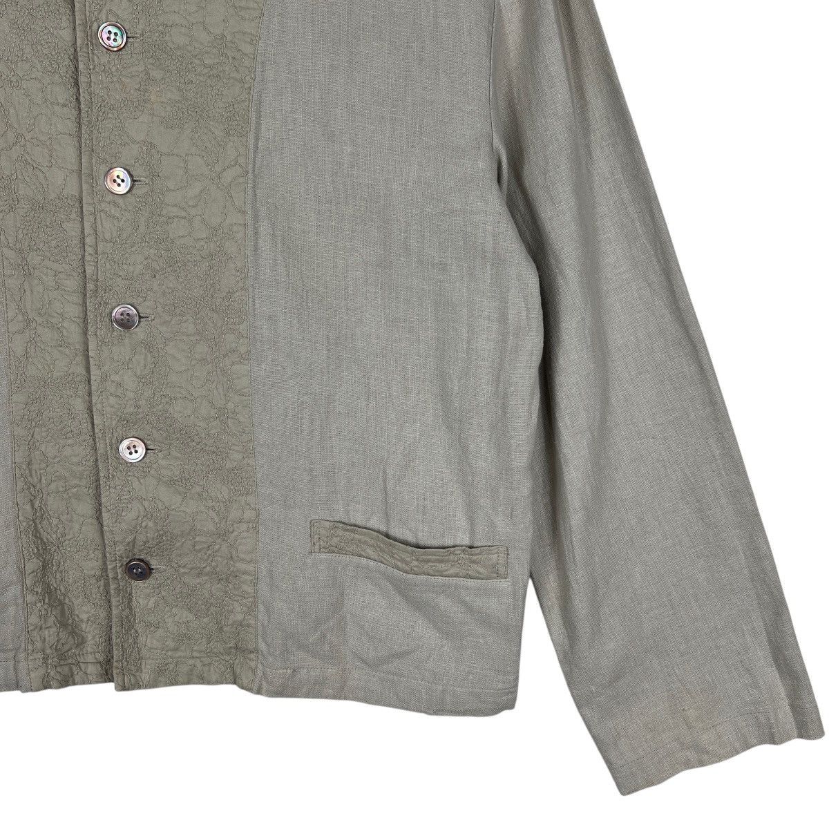 Issey Miyake Issey Miyake Plantation linen Cotton Cropped Jacket Size US M / EU 48-50 / 2 - 6 Thumbnail