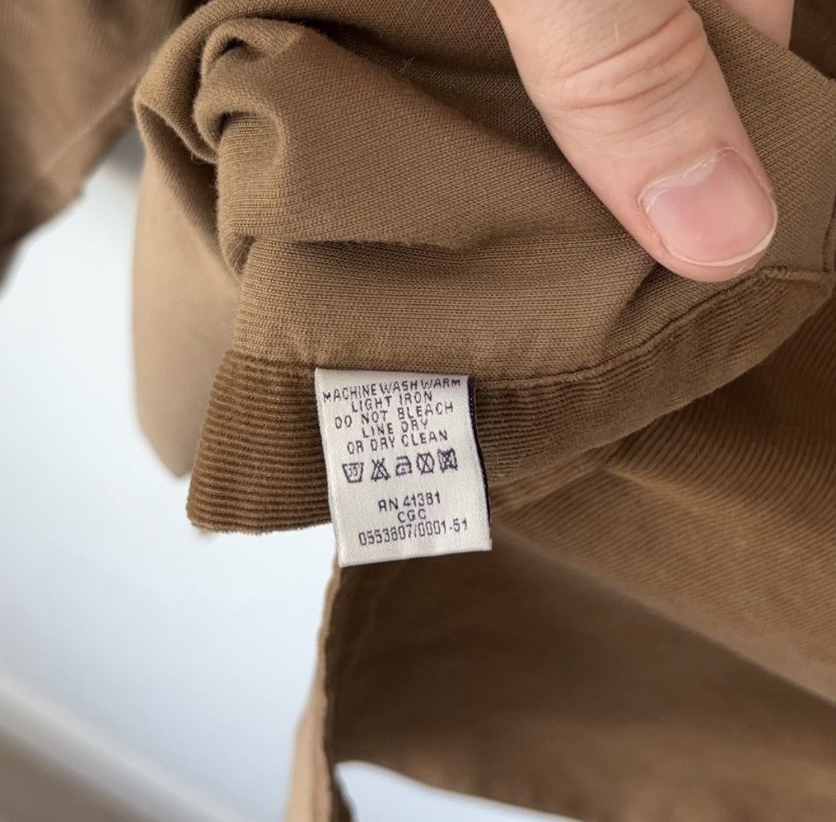 Ralph Lauren Purple Label Corduroy Shirt Size 17.5 XL XXL Fine Wale Made in Italy Size US XL / EU 56 / 4 - 9 Thumbnail